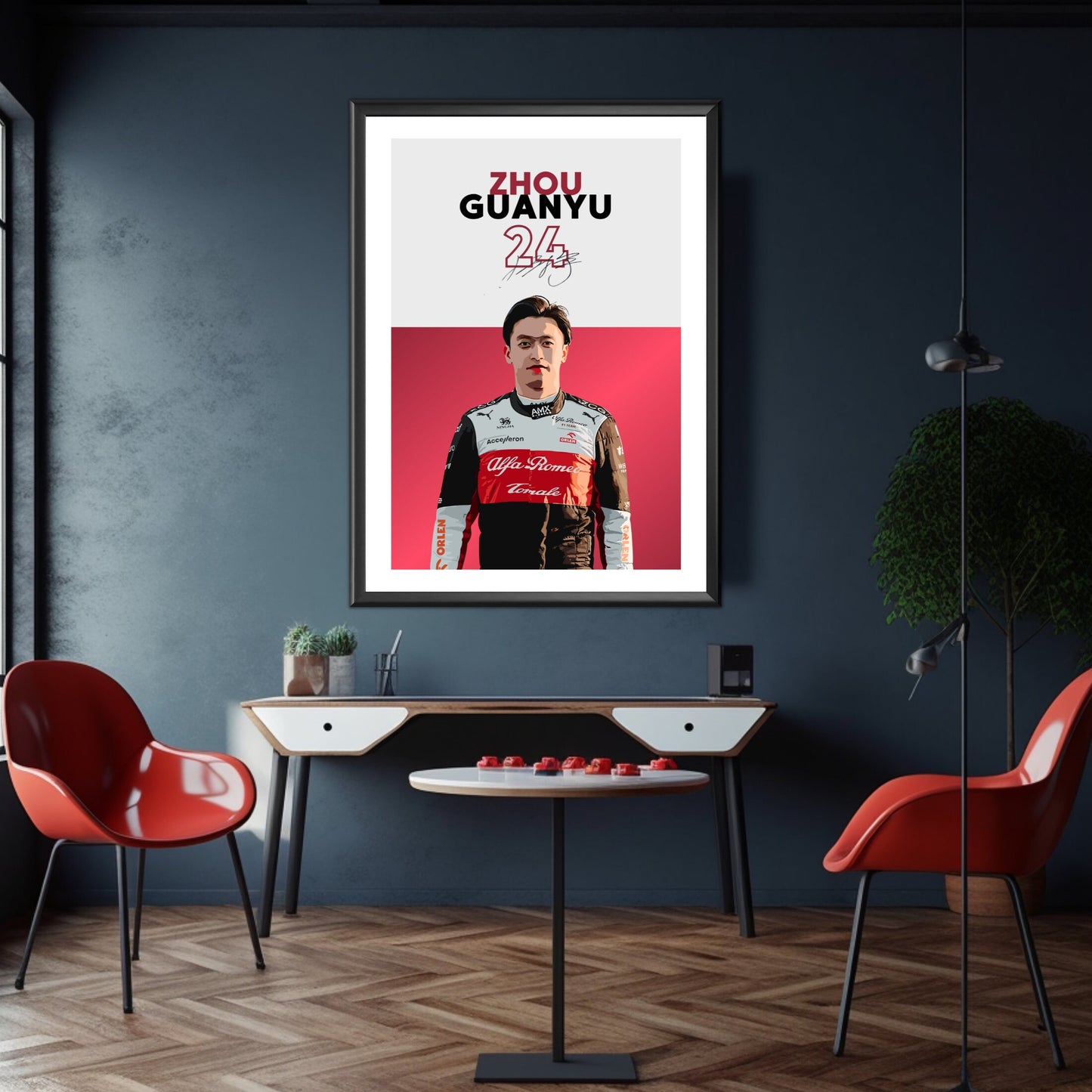 Zhou Guanyu Poster, F1