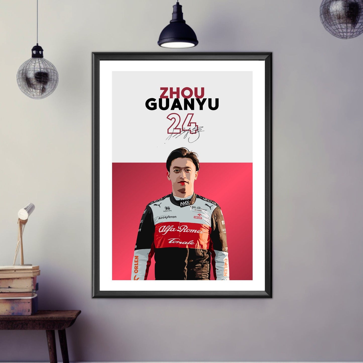 Zhou Guanyu Poster, F1