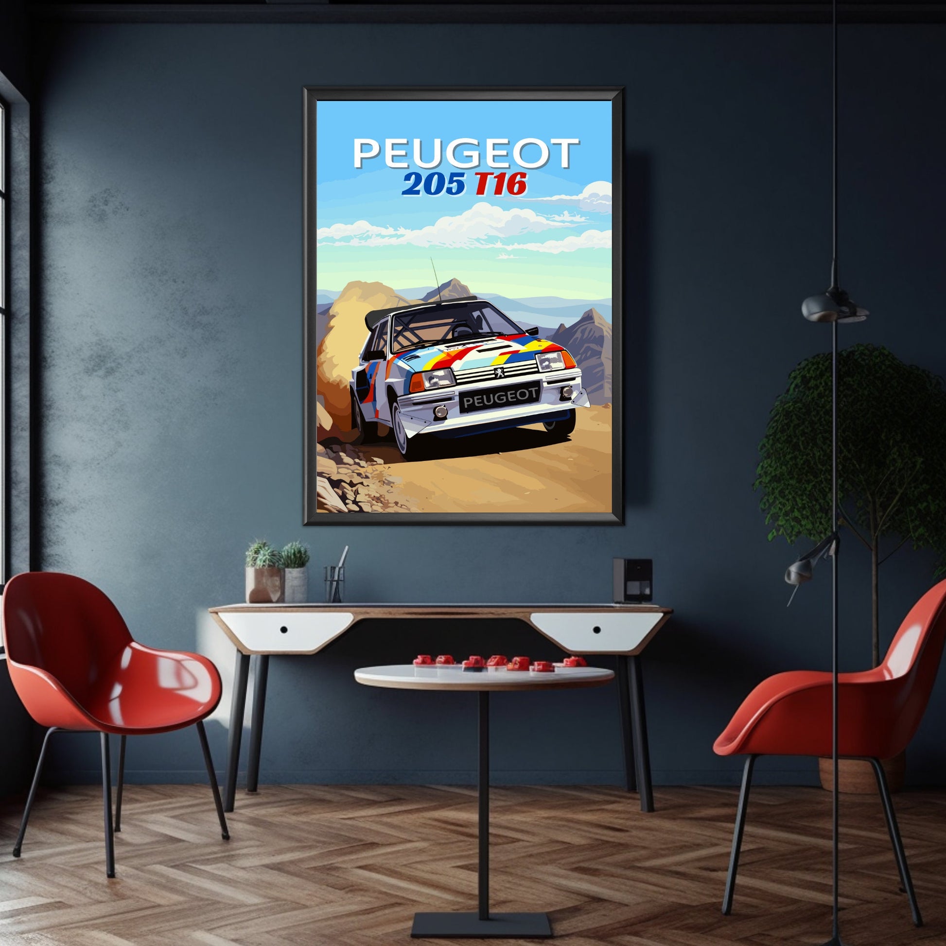 Peugeot 205 T16 Poster