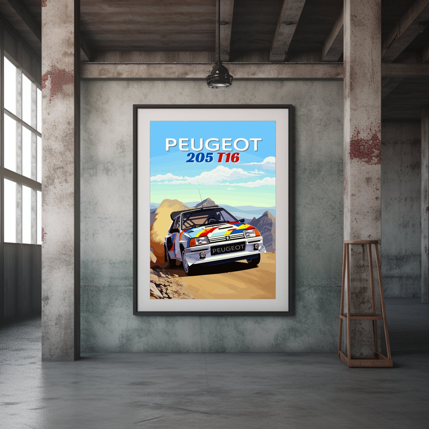 Peugeot 205 T16 Poster