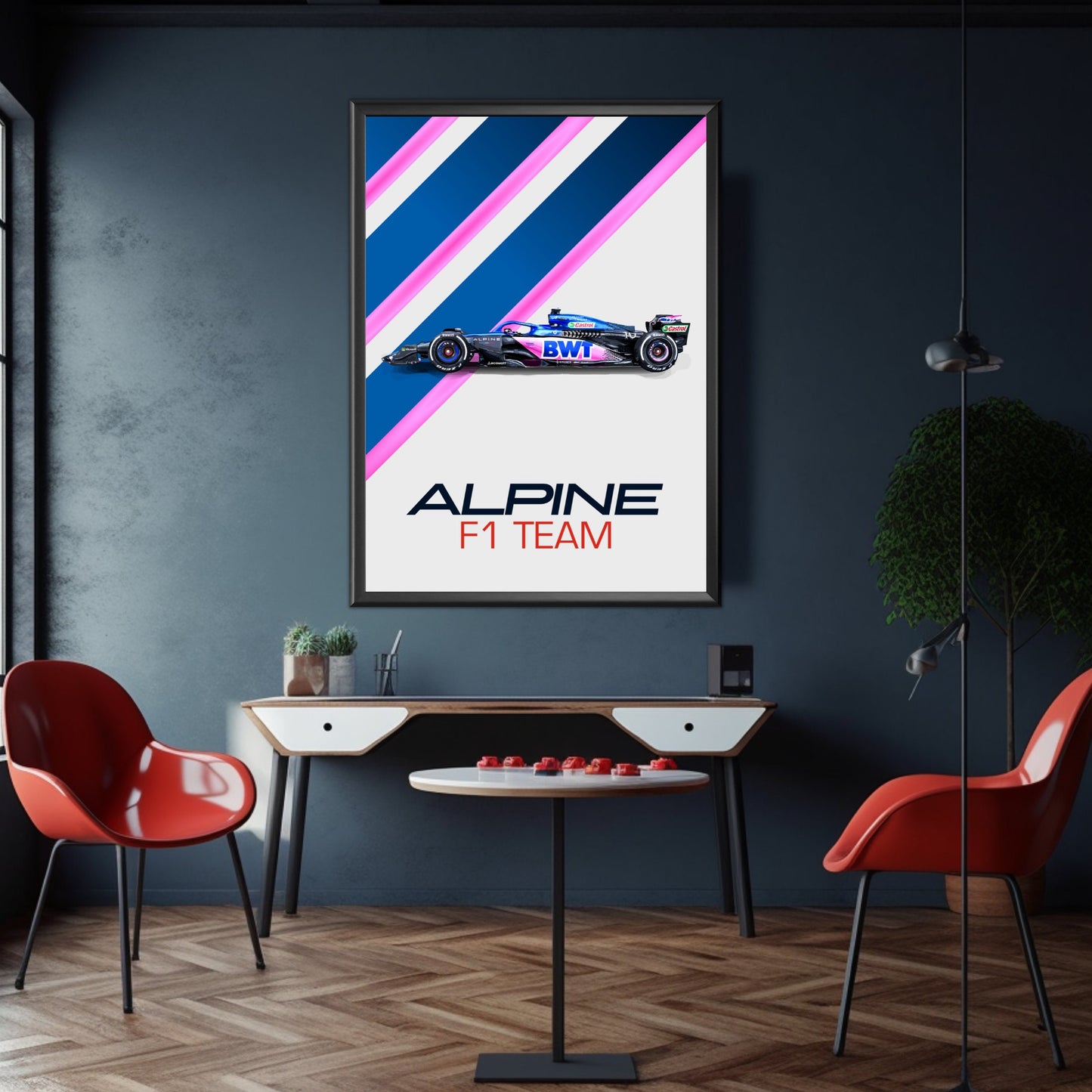 Alpine F1 Team Poster