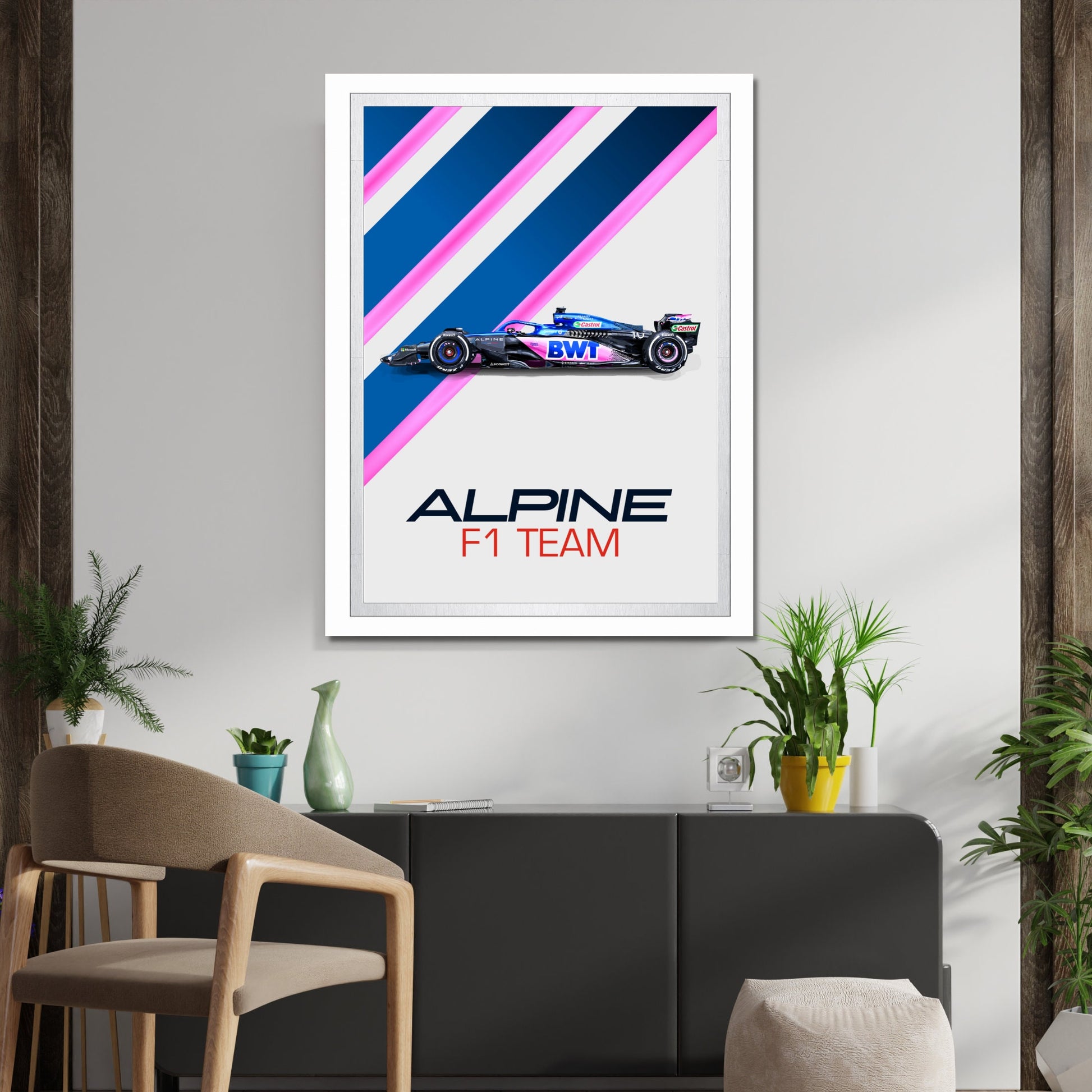 Alpine F1 Team Poster