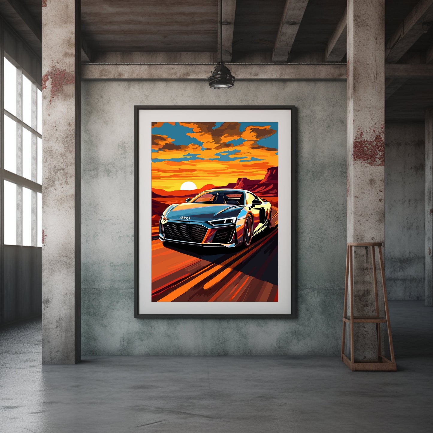 Audi R8 Print