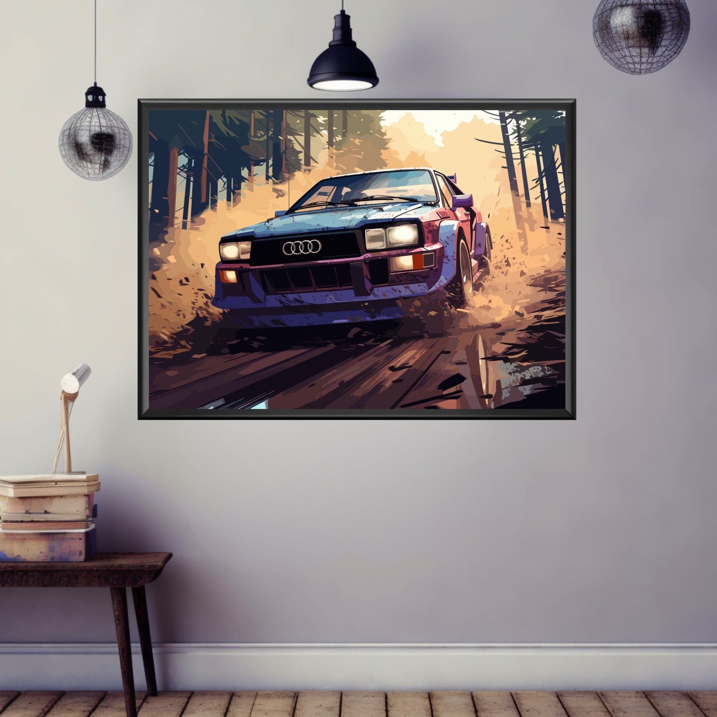 1980s Audi Quattro S1 Poster