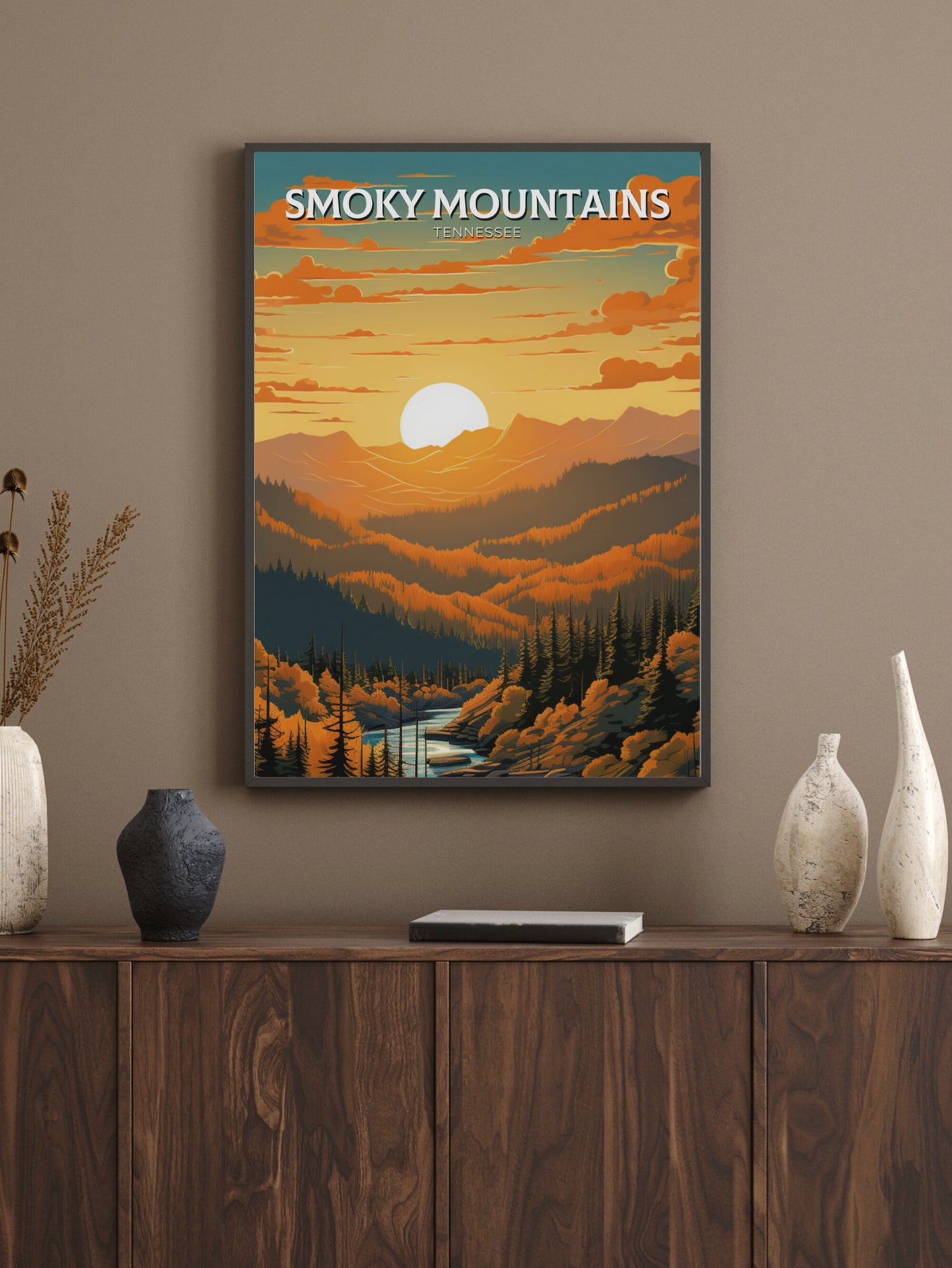 Great Smoky Mountains National Park Print | Great Smoky Mountains Poster | Smoky Mountains Poster | National Park Print | ID 926