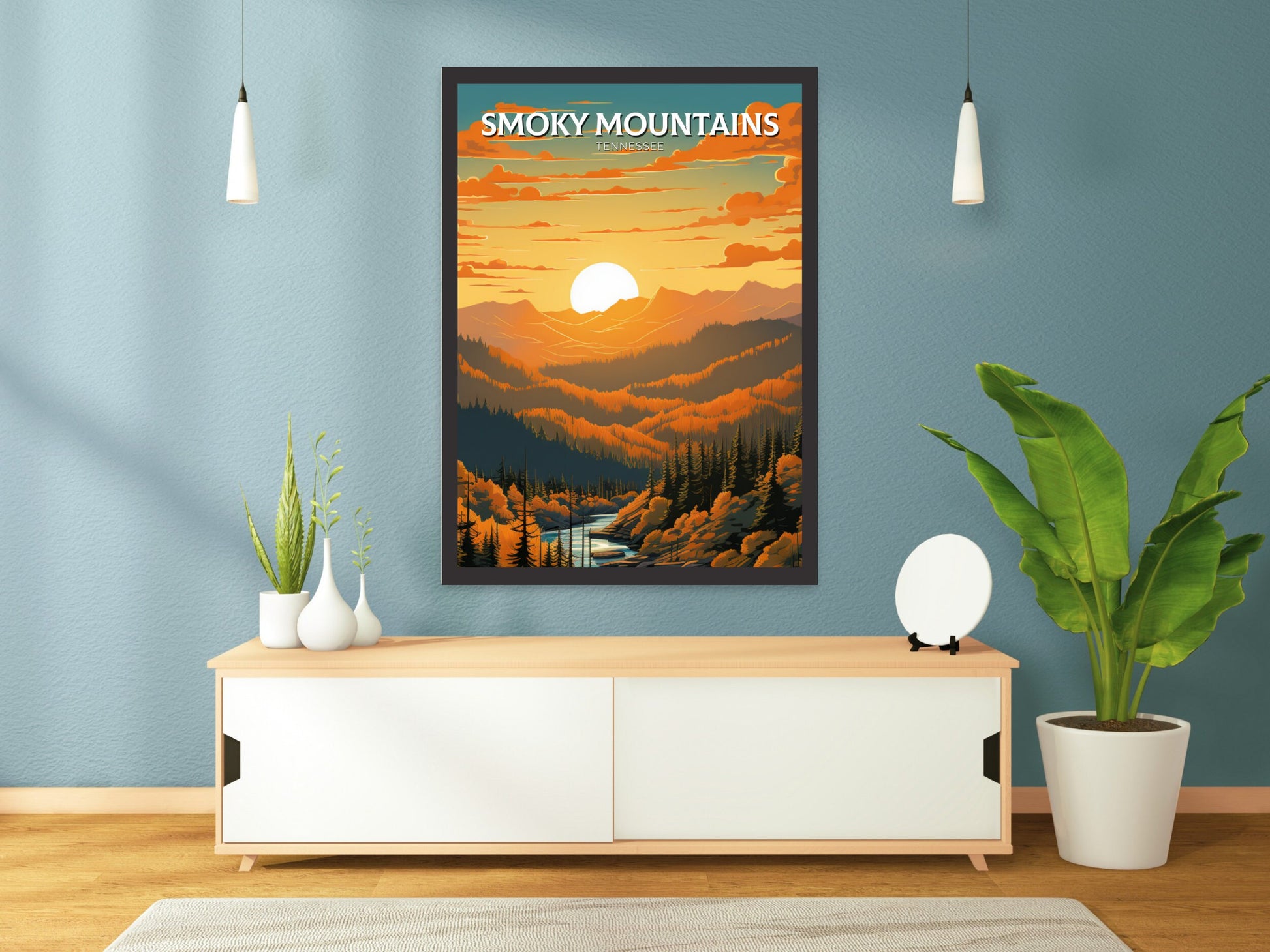 Great Smoky Mountains National Park Print | Great Smoky Mountains Poster | Smoky Mountains Poster | National Park Print | ID 926