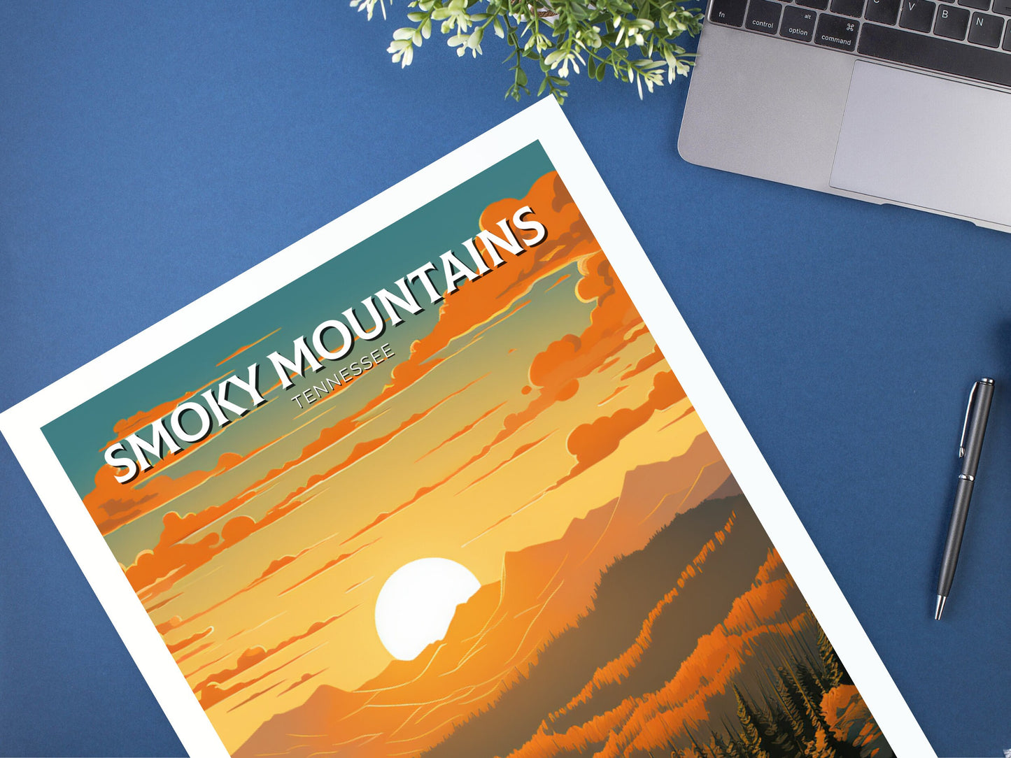 Great Smoky Mountains National Park Print | Great Smoky Mountains Poster | Smoky Mountains Poster | National Park Print | ID 926