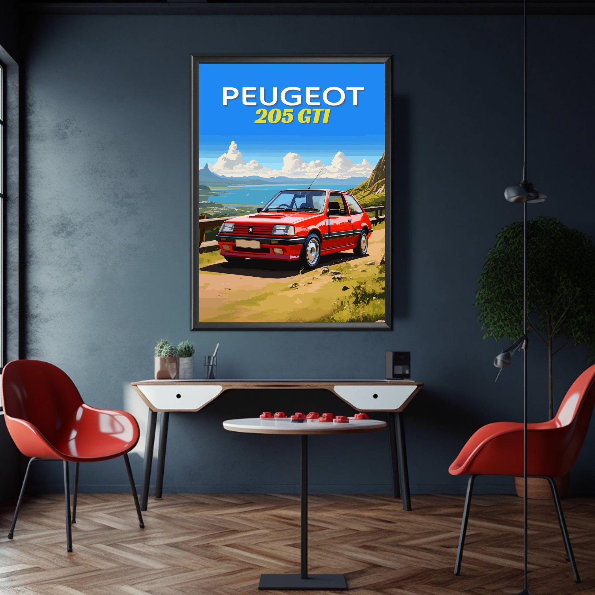 Peugeot 205 GTI Print - 1980s