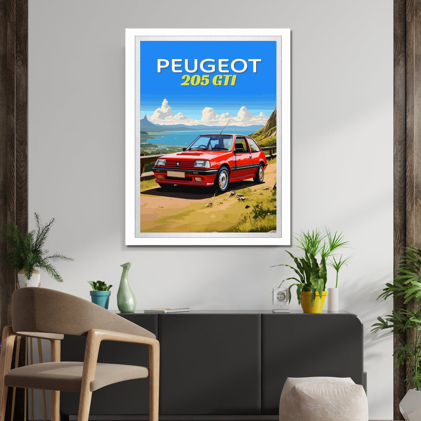 Peugeot 205 GTI Print - 1980s