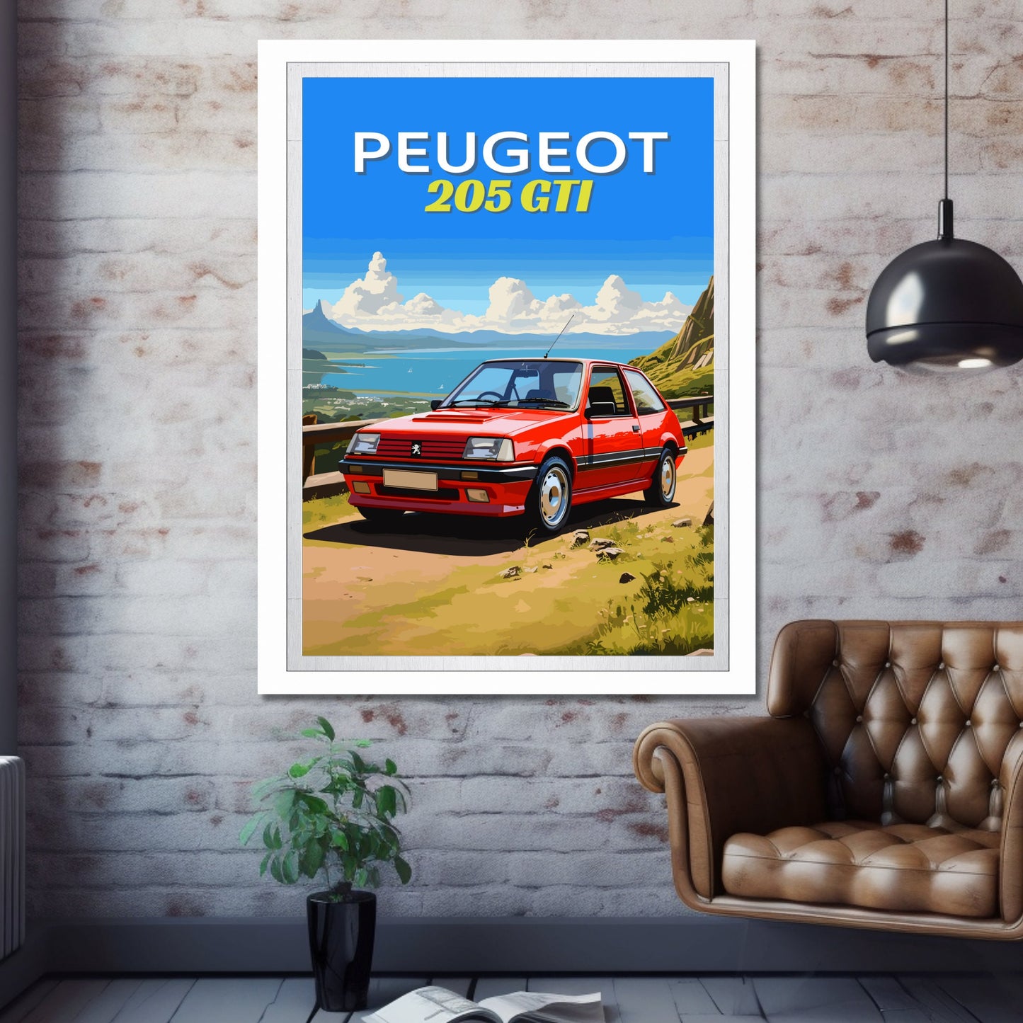 Peugeot 205 GTI Print - 1980s