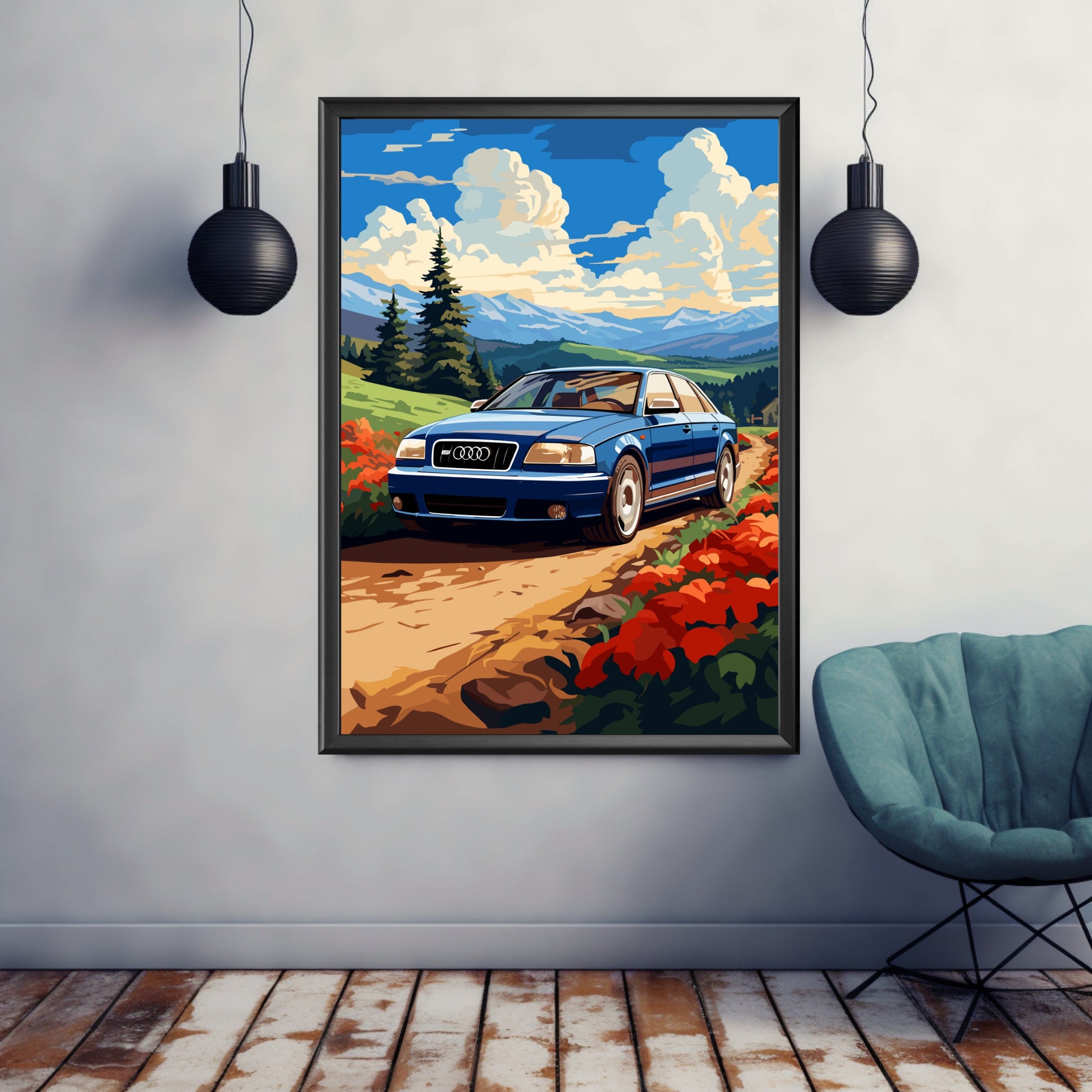 Audi S4 B5 Poster