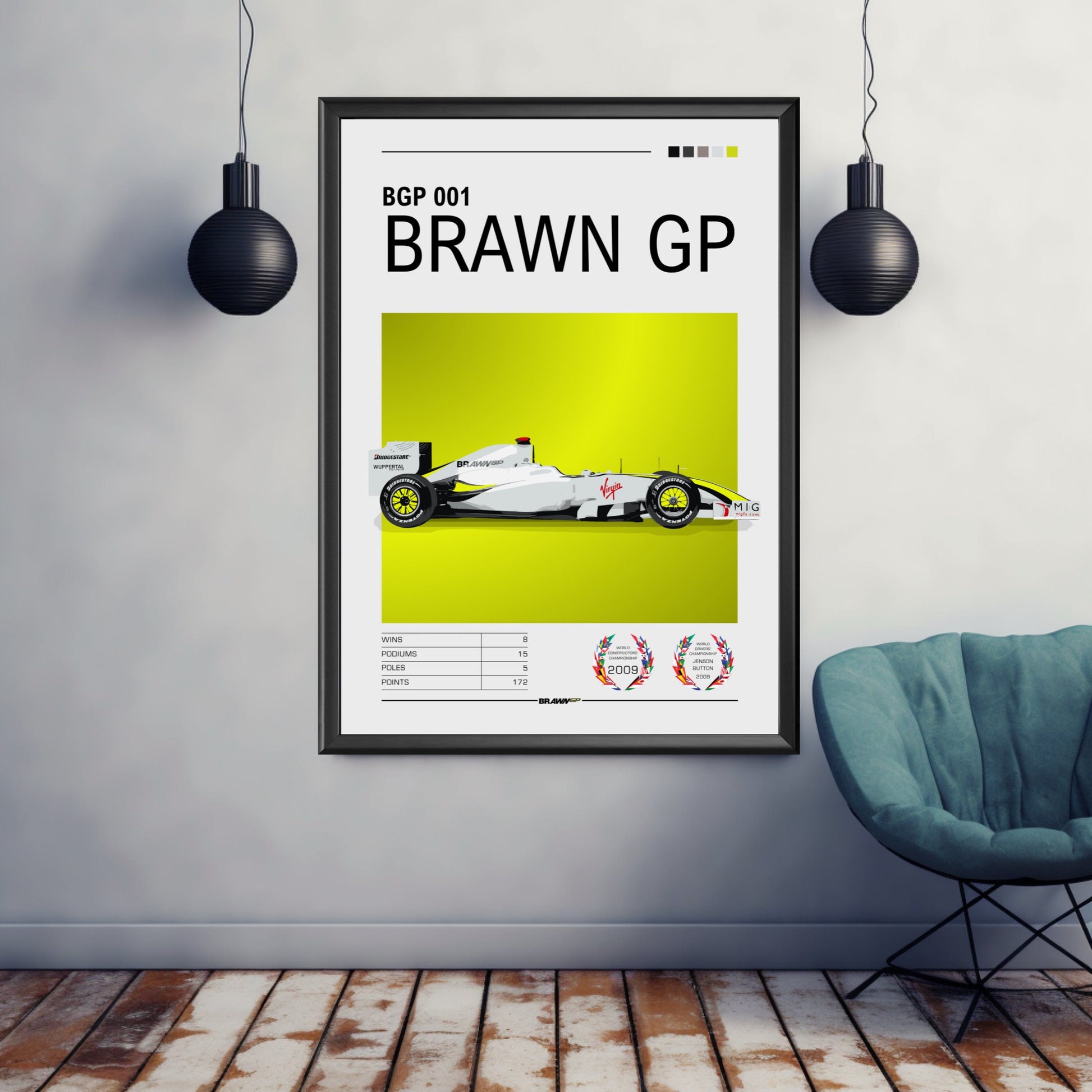 Brawn GP F1 Print