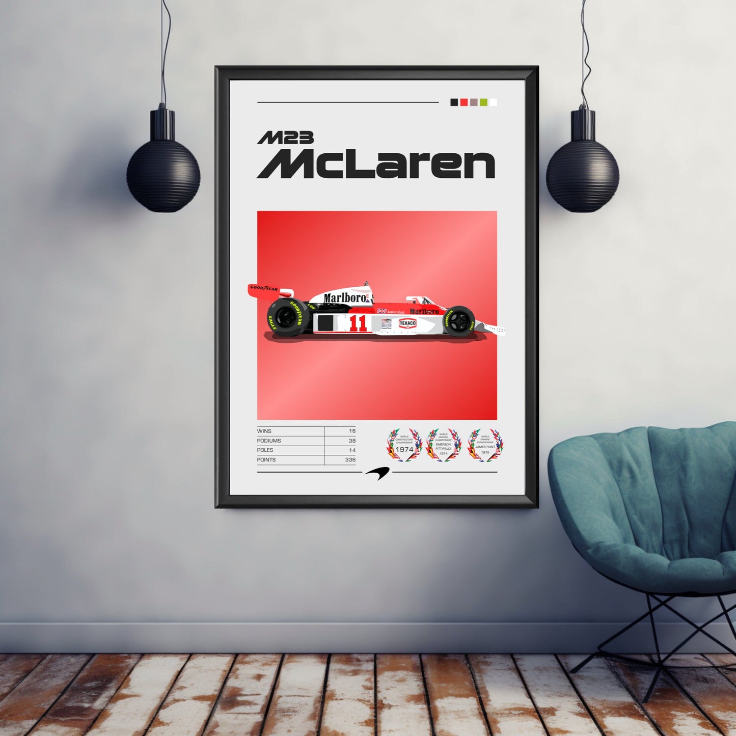 McLaren M23 Poster