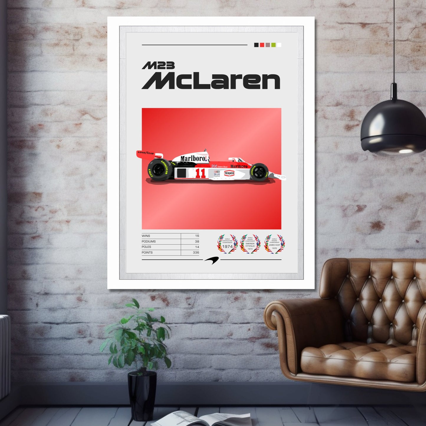 McLaren M23 Poster