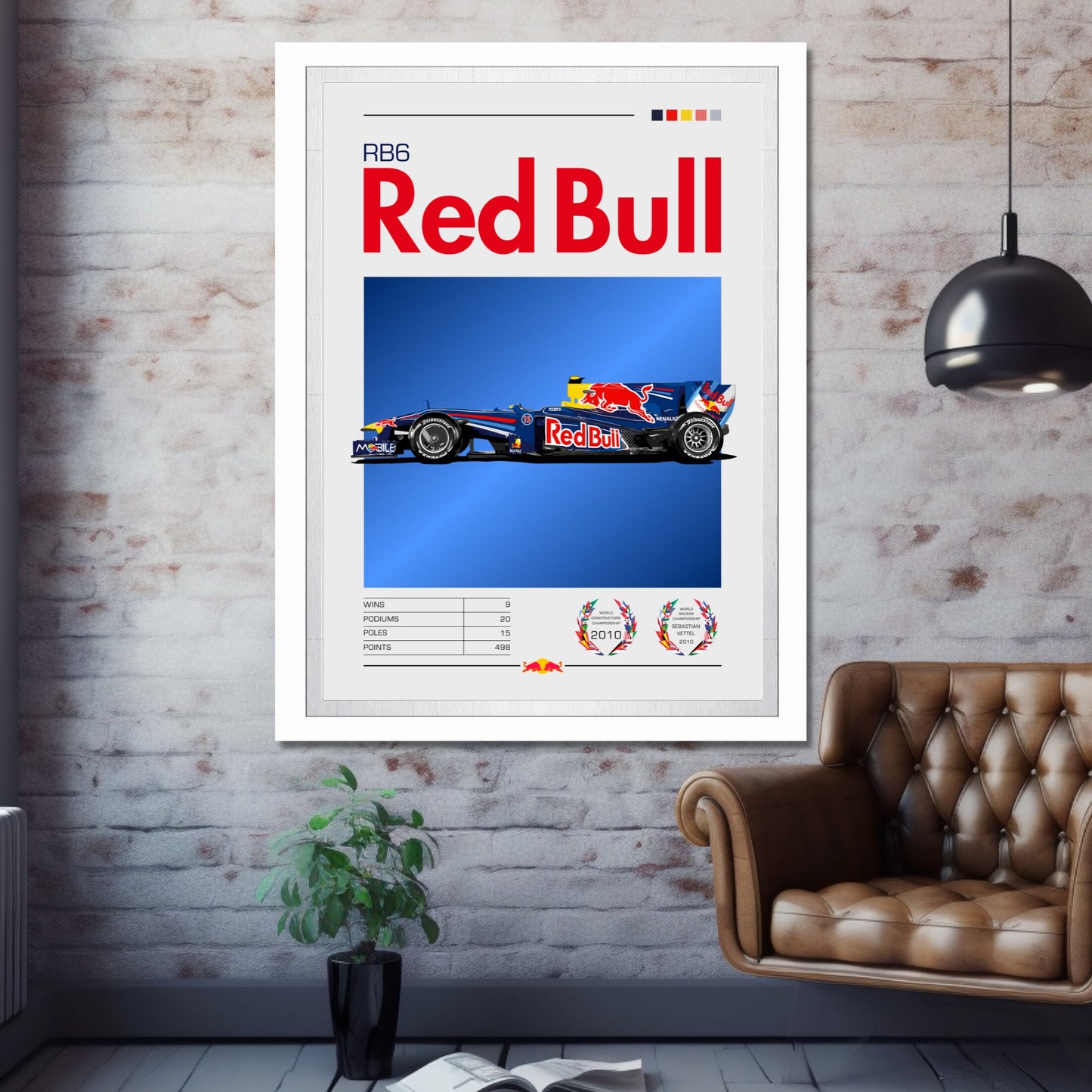 Red Bull RB6 Poster - Formula 1