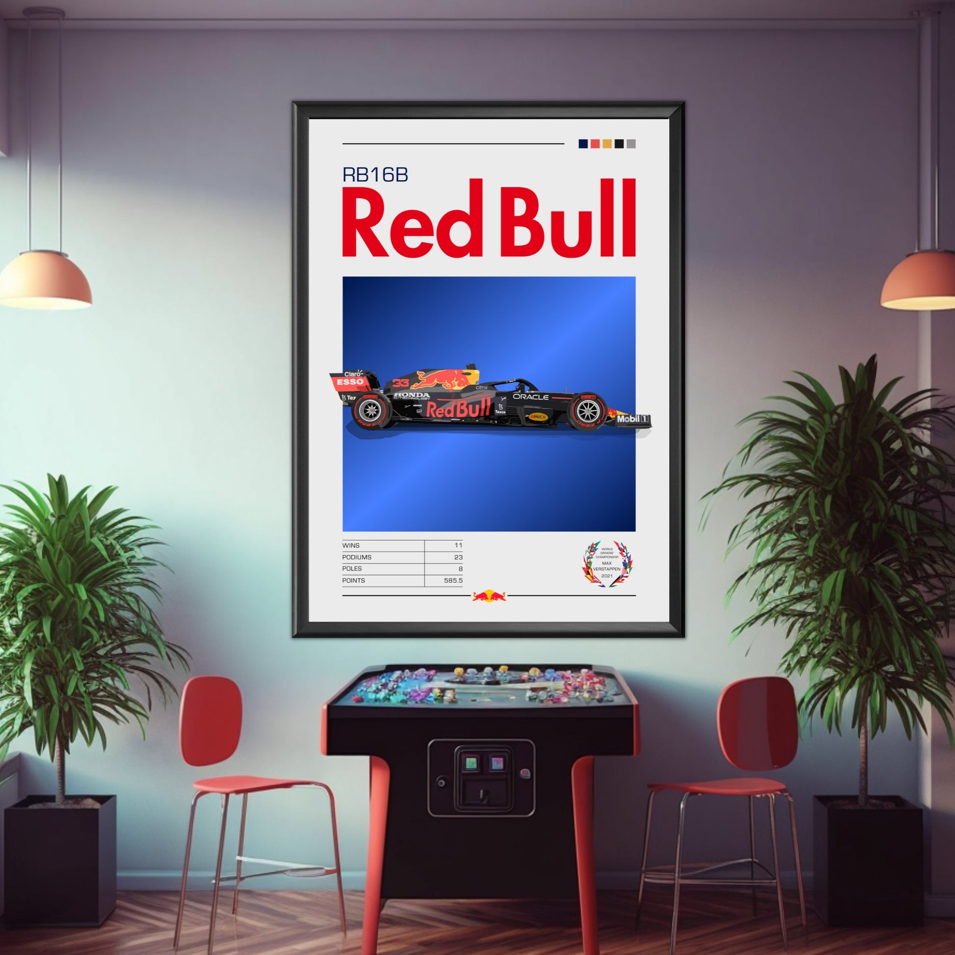 F1 Red Bull RB16B Print