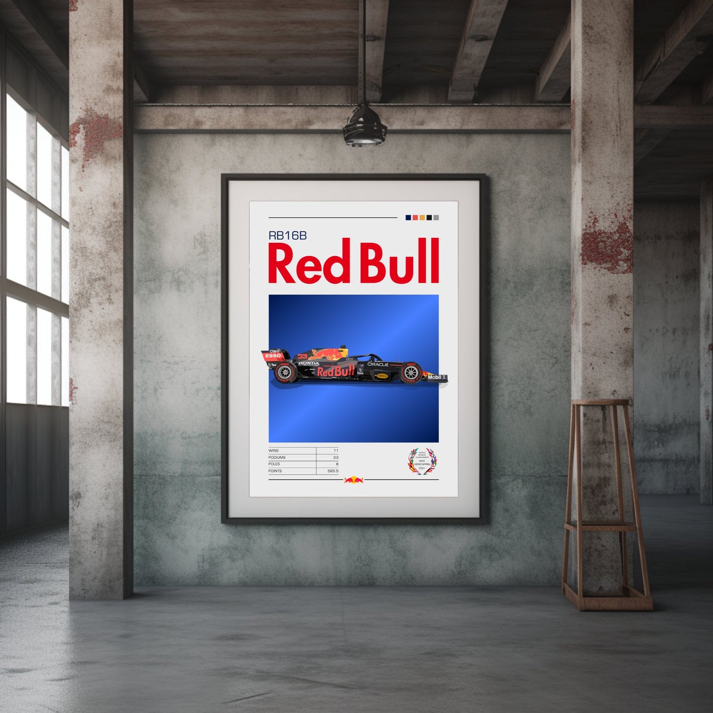 F1 Red Bull RB16B Print