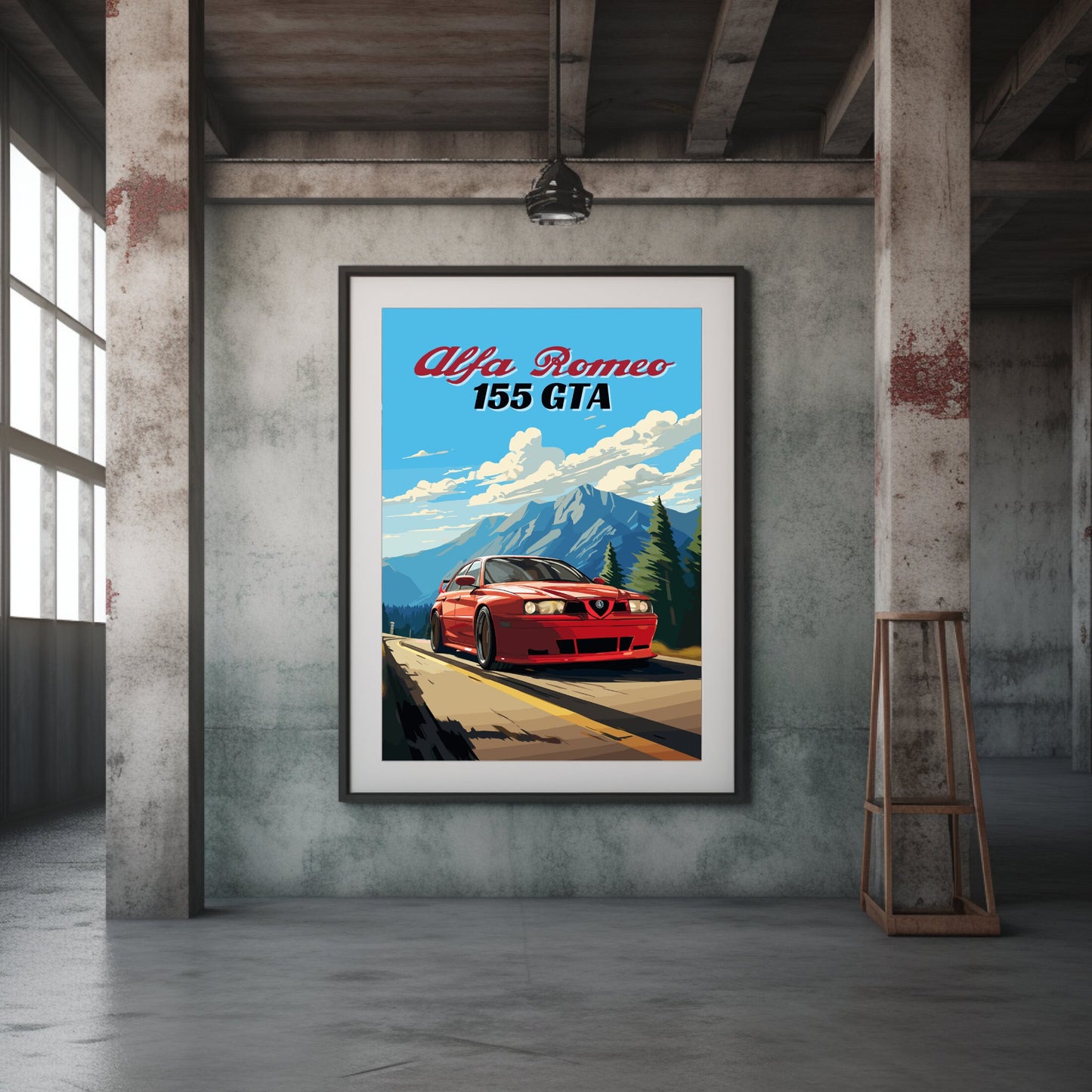 Alfa Romeo 155 GTA Print