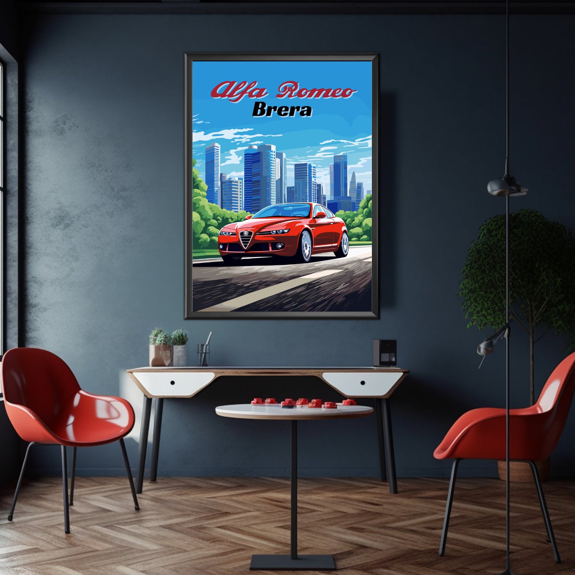 Alfa Romeo Brera Poster