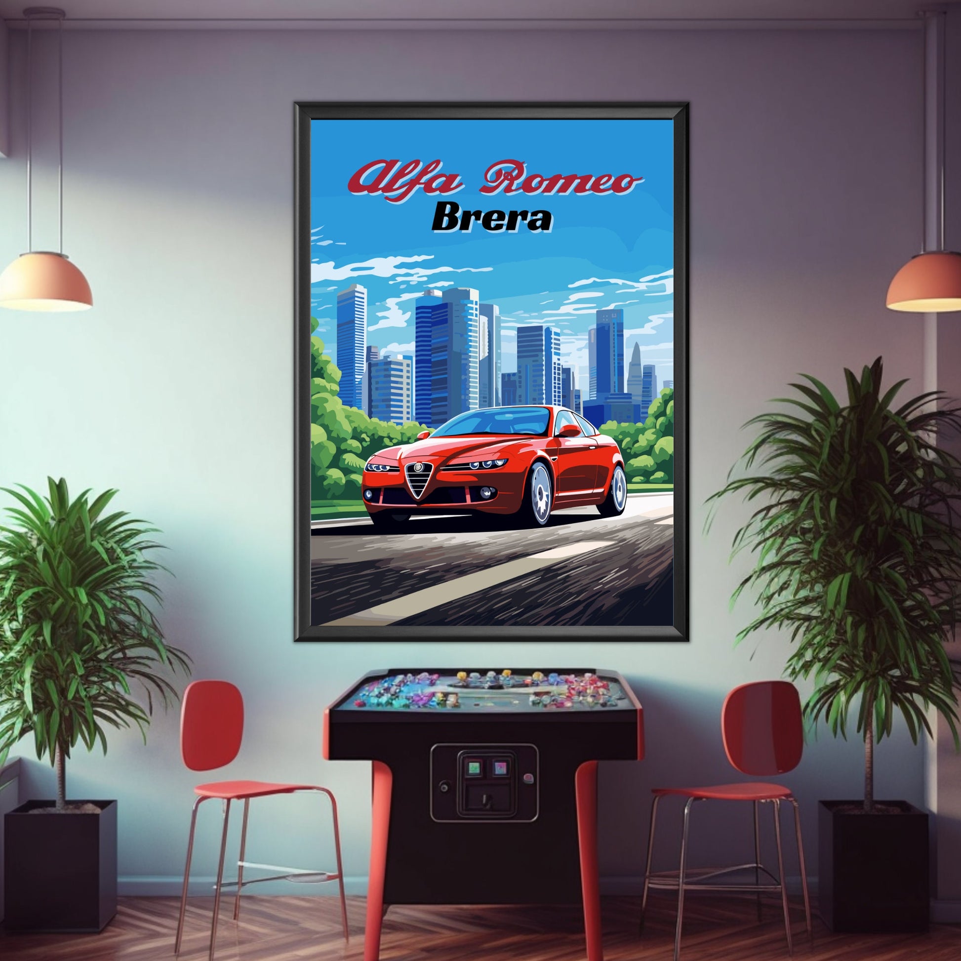 Alfa Romeo Brera Poster