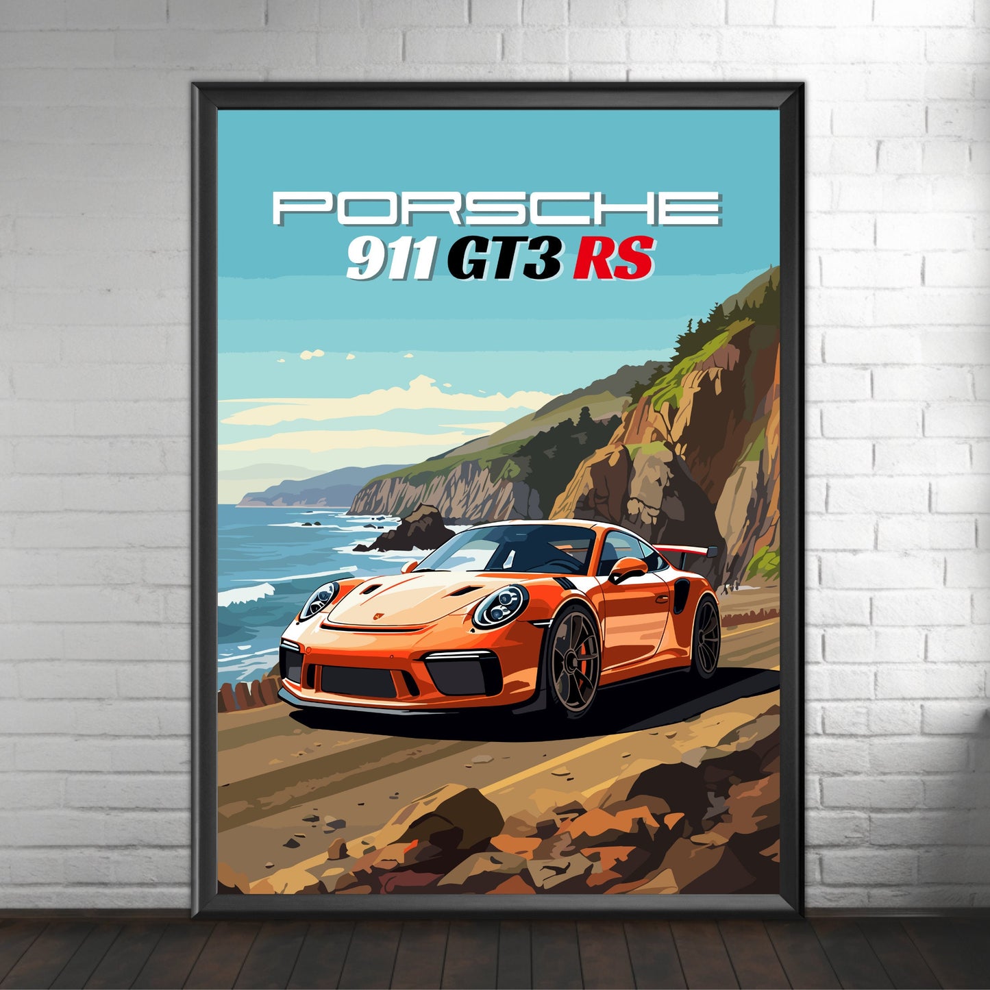 Porsche 911 GT3 RS Print, 2010s