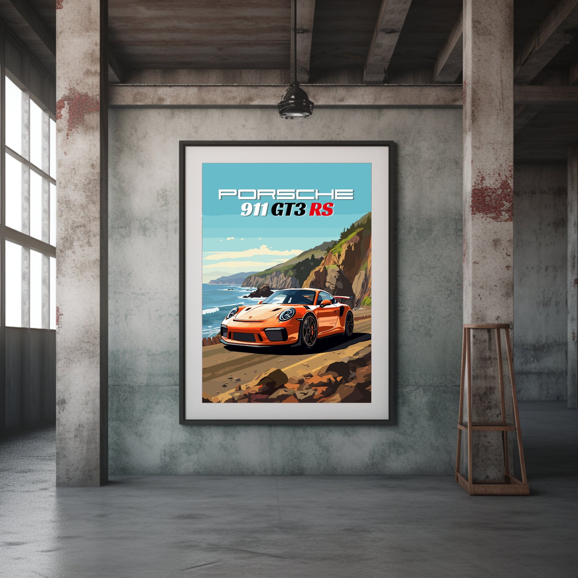 Porsche 911 GT3 RS Print, 2010s