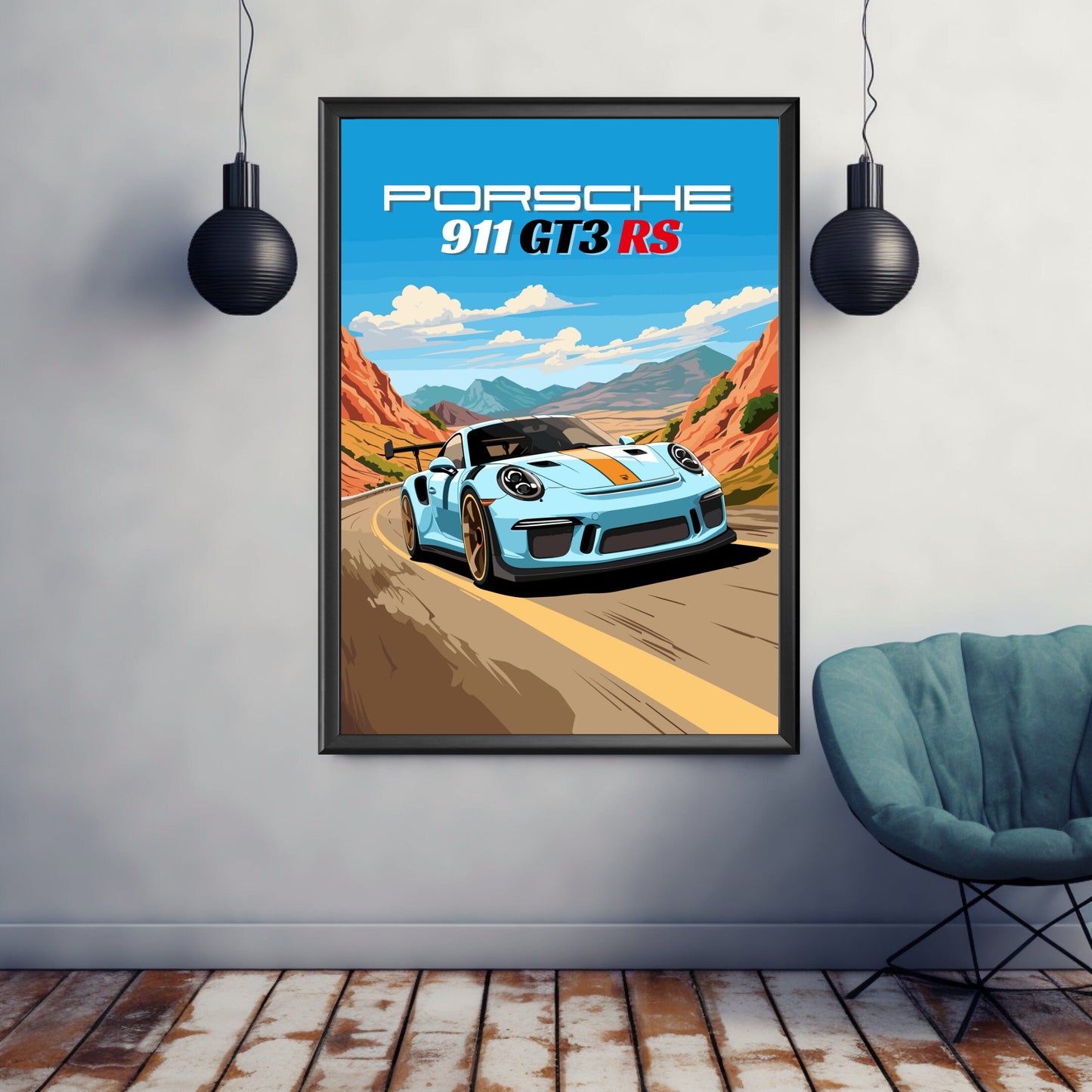 Porsche 911 GT3 RS Poster