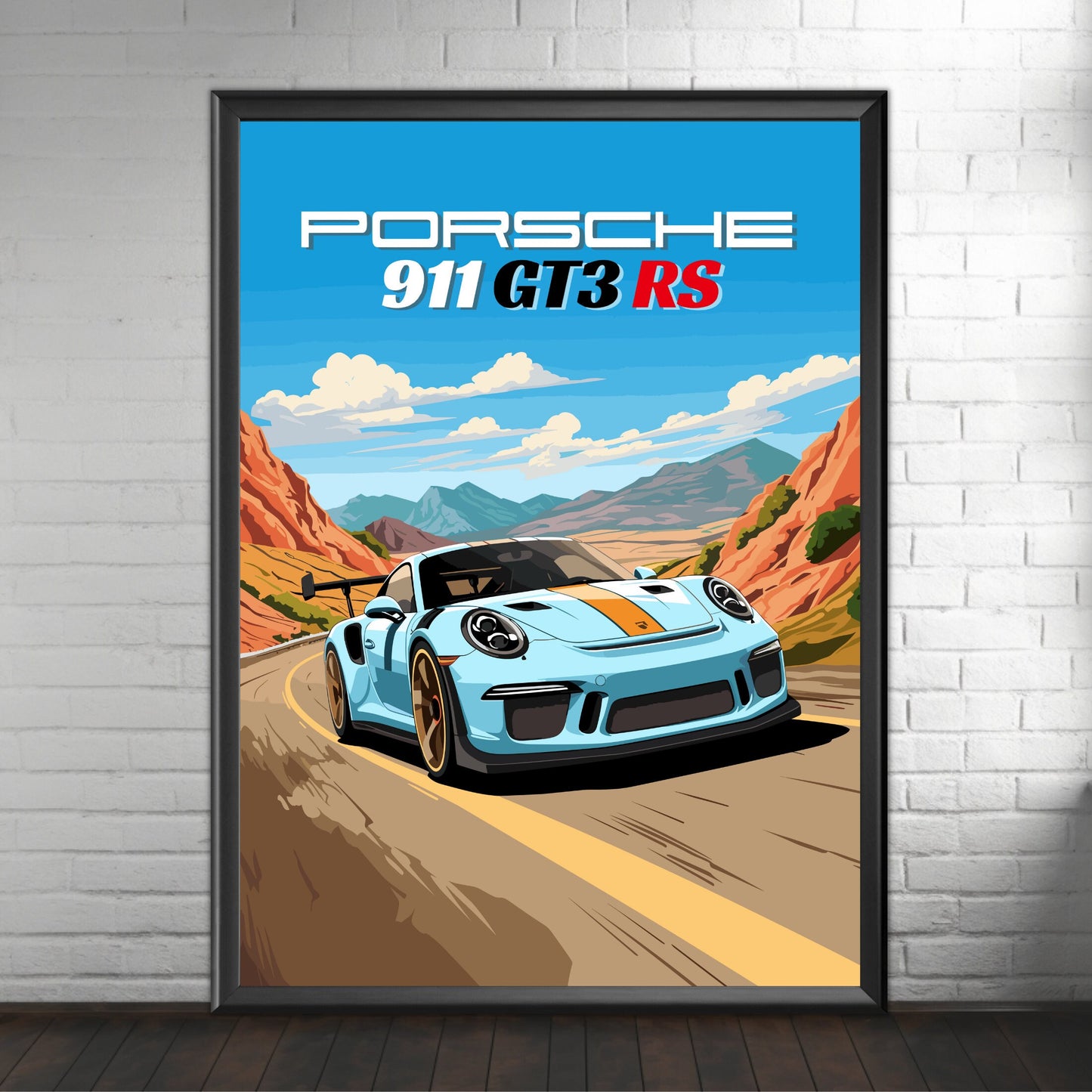 Porsche 911 GT3 RS Poster