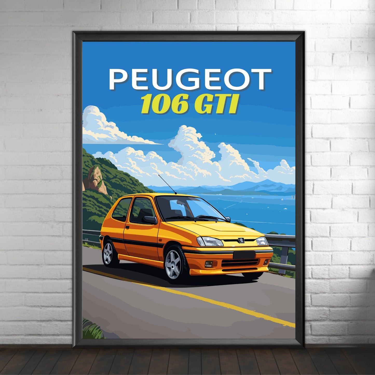 1990s Peugeot 106 GTI Print