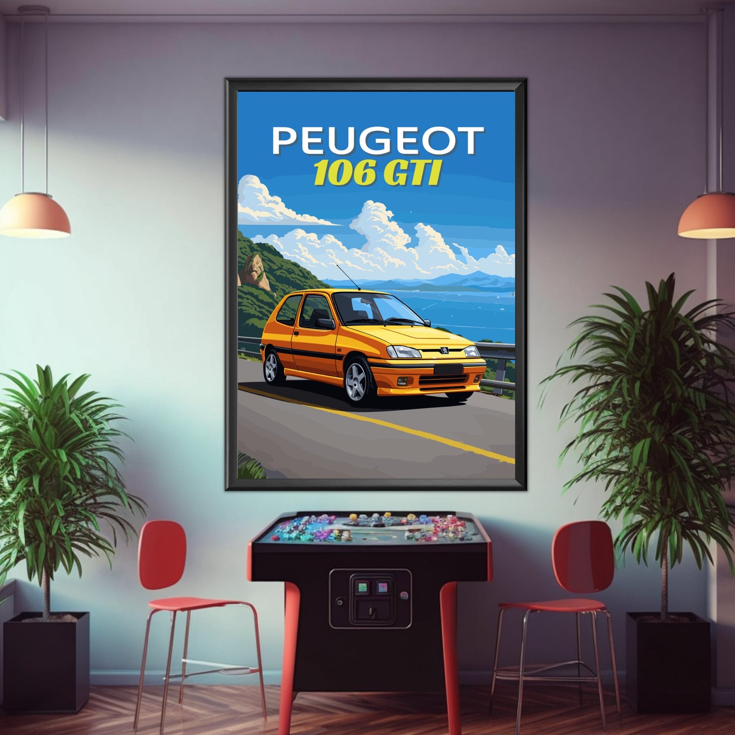 1990s Peugeot 106 GTI Print