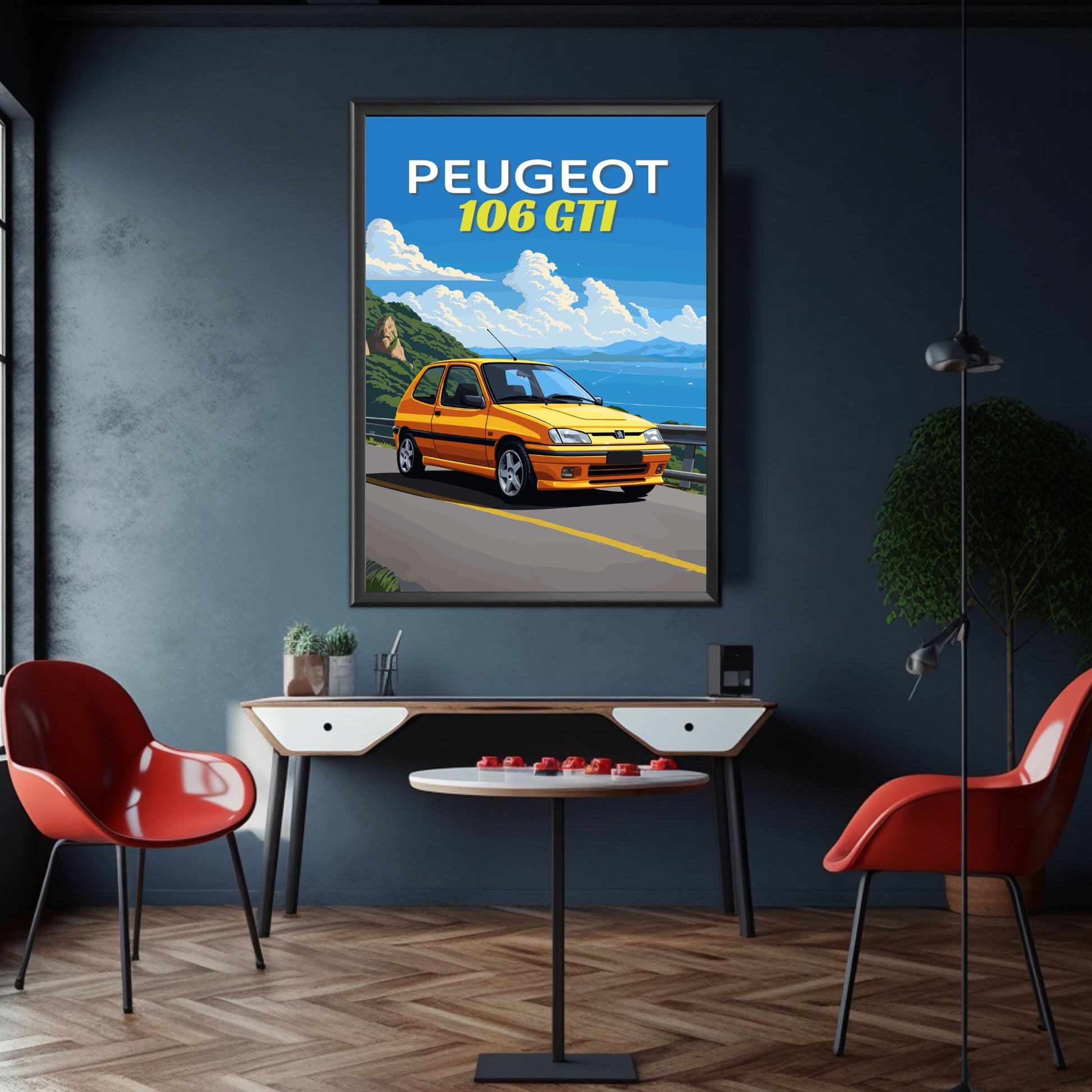 1990s Peugeot 106 GTI Print