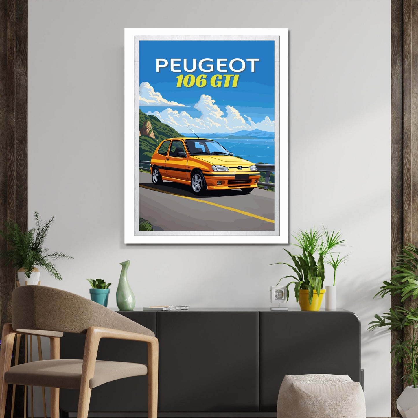 1990s Peugeot 106 GTI Print