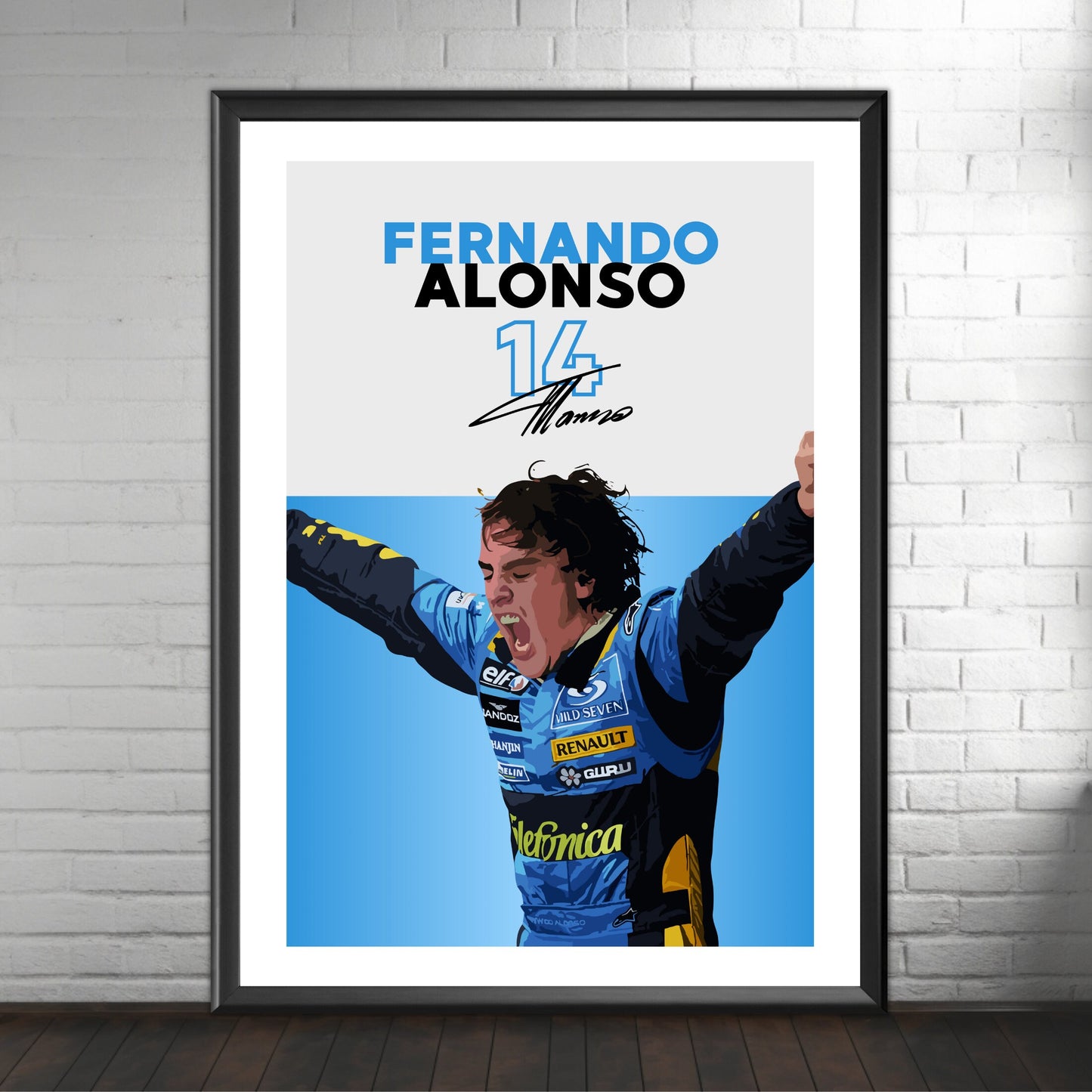 Fernando Alonso Poster, F1