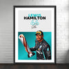Lewis Hamilton Poster, F1 Print, Lewis Hamilton Print, F1 Poster, Car Art, Formula 1 Print, Formula 1 Poster, Mercedes-Benz, Car Print