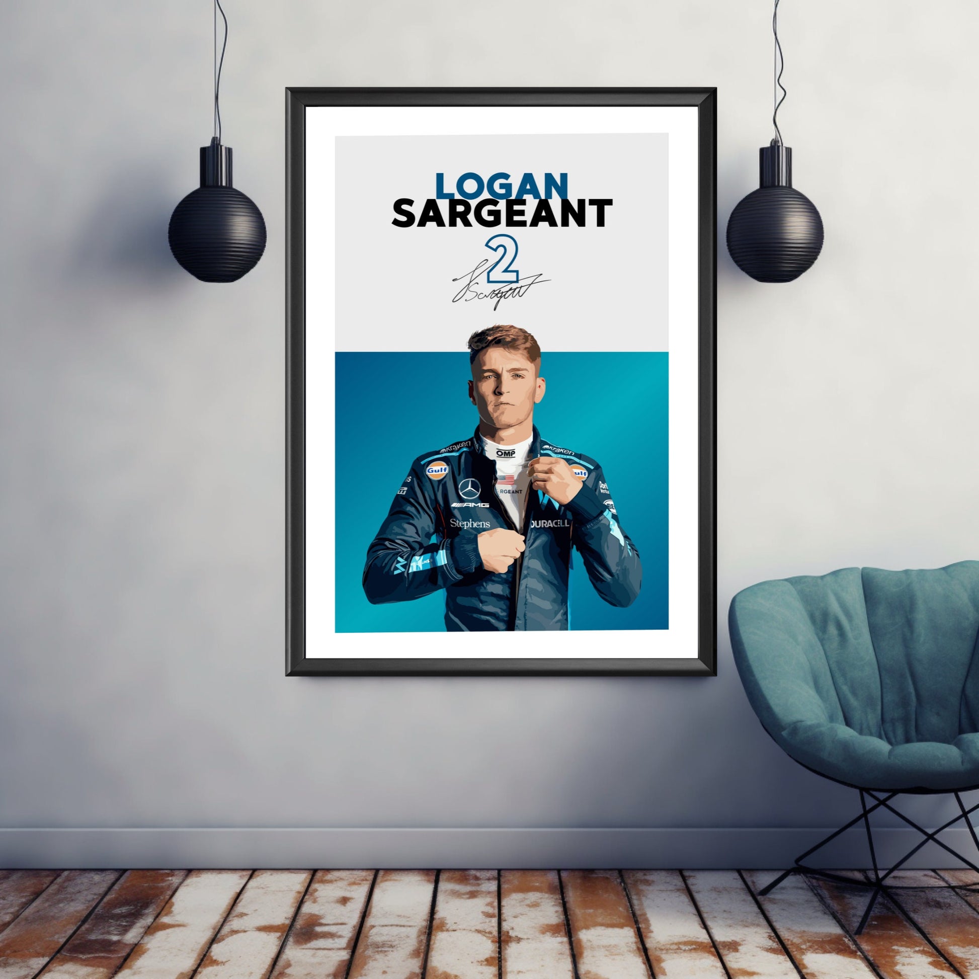 Logan Sargeant Poster, F1