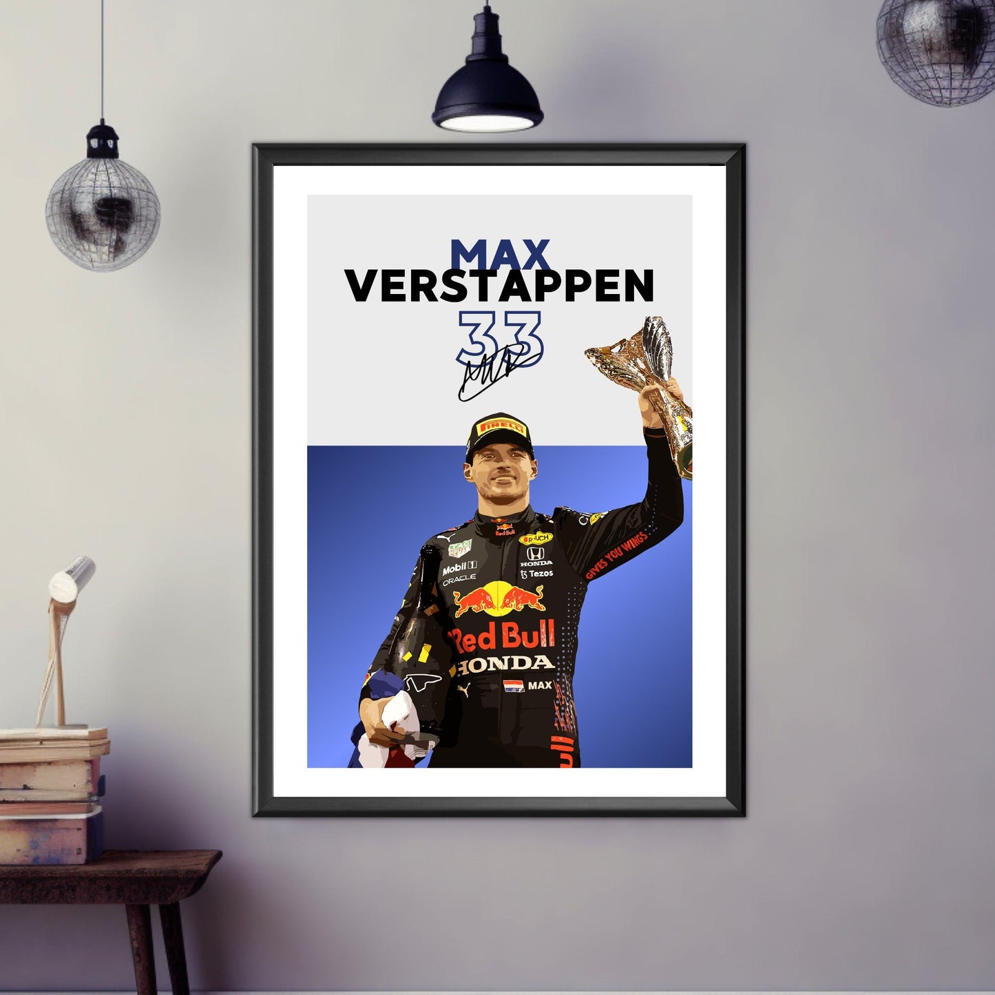 Max Verstappen Poster, F1 Red Bull Racing