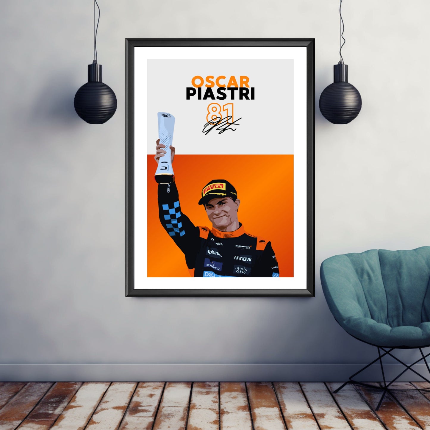 Oscar Piastri Poster, F1