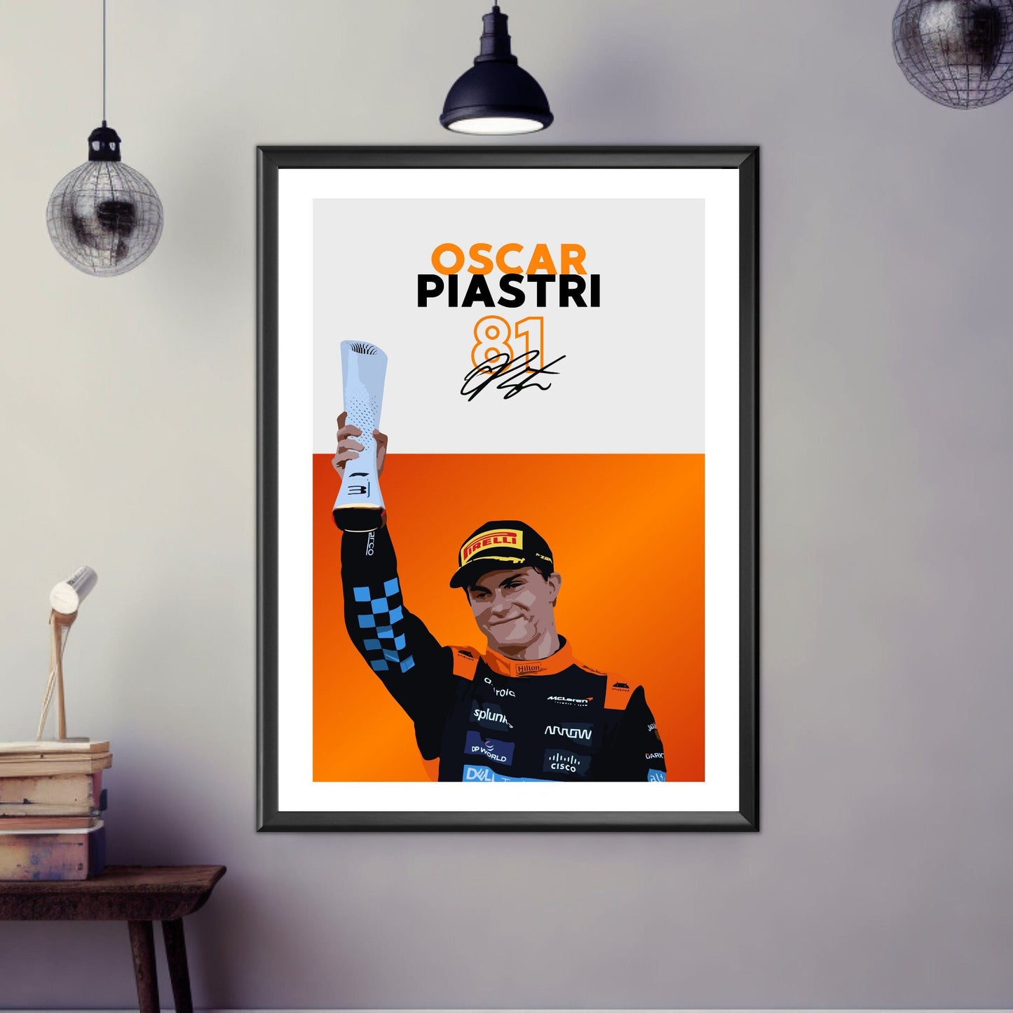 Oscar Piastri Poster, F1