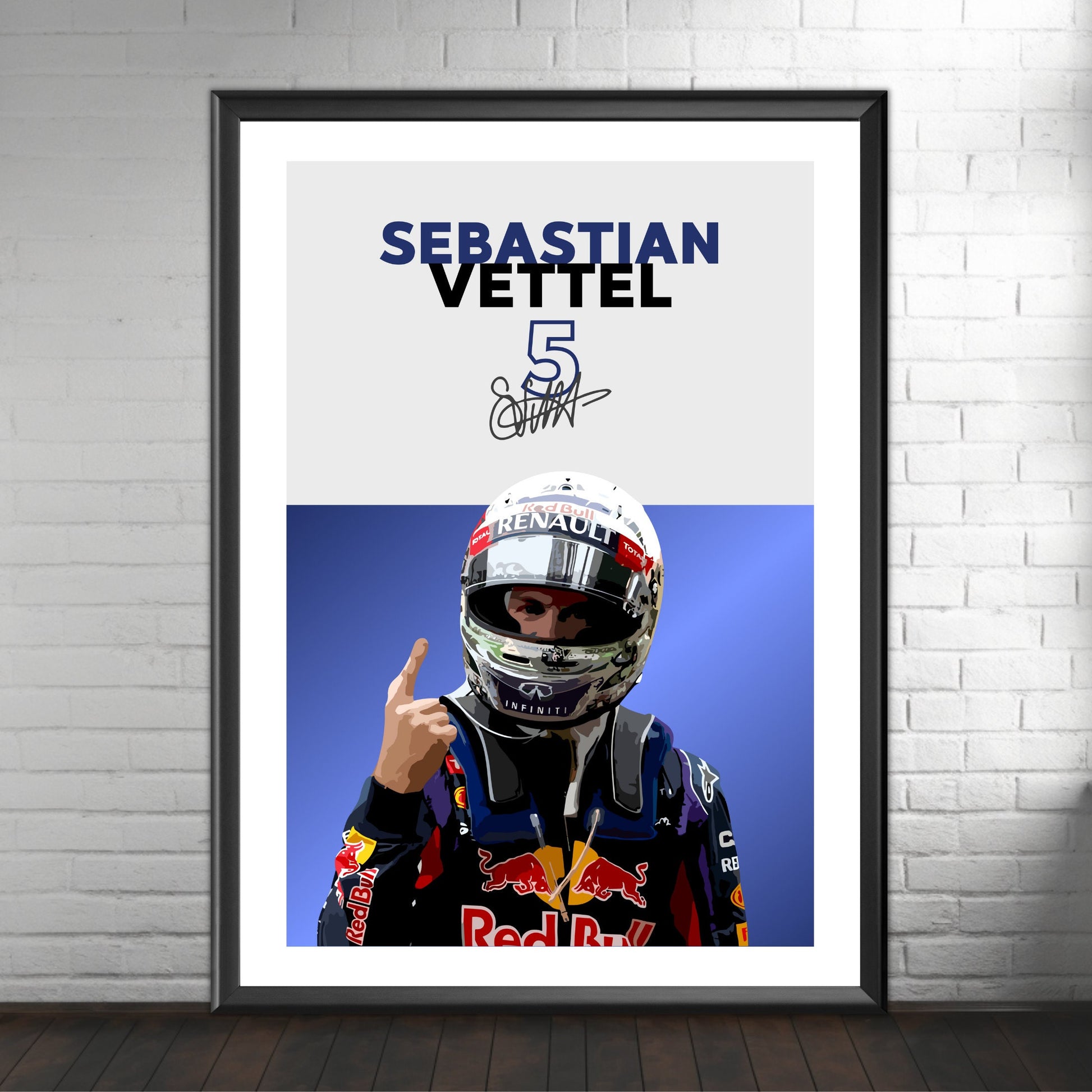 Sebastian Vettel Poster, F1