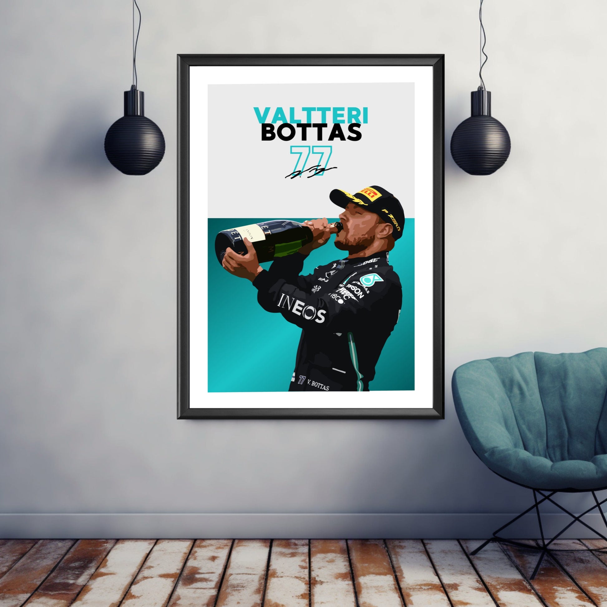 Valtteri Bottas Poster, F1