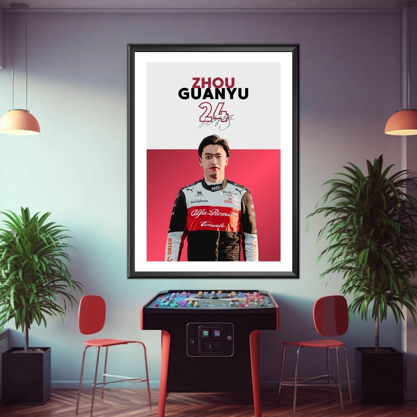 Zhou Guanyu Poster, F1