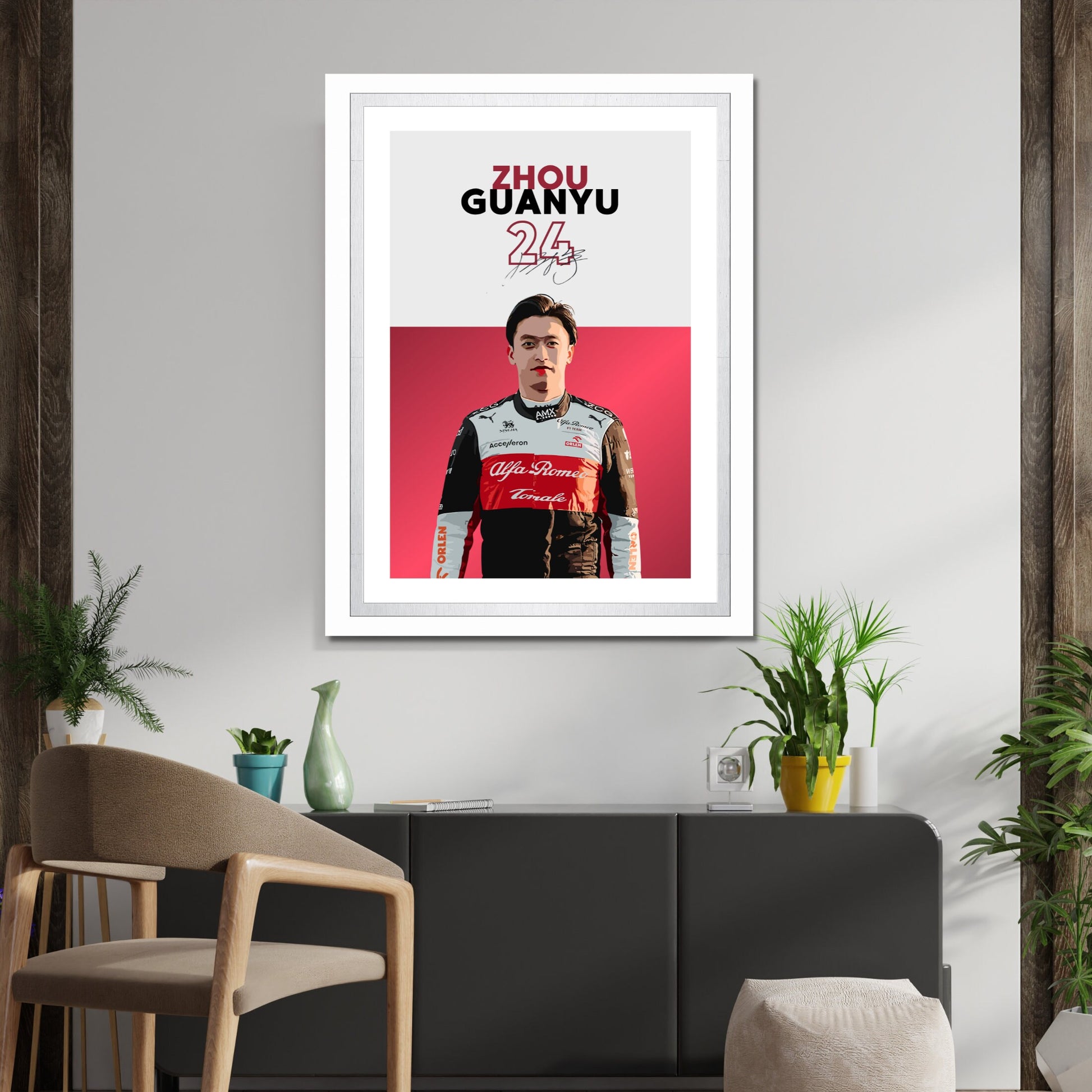 Zhou Guanyu Poster, F1