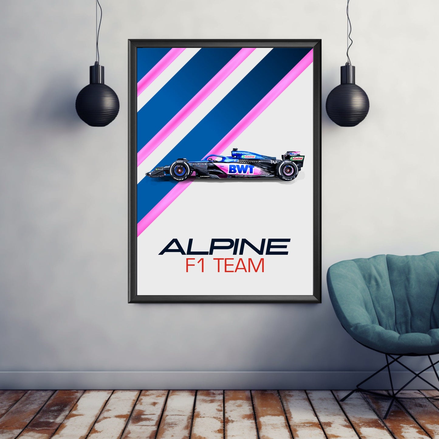 Alpine F1 Team Poster