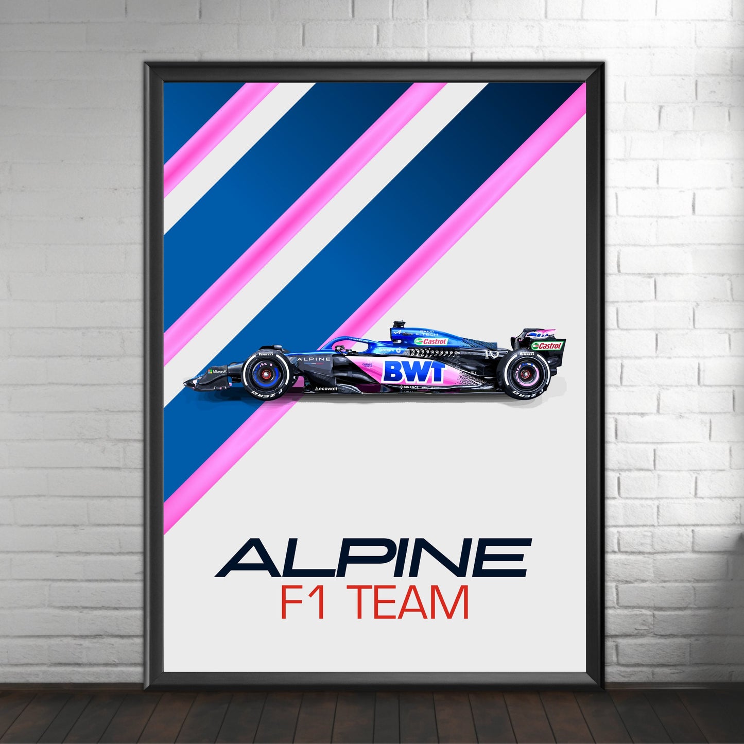 Alpine F1 Team Poster