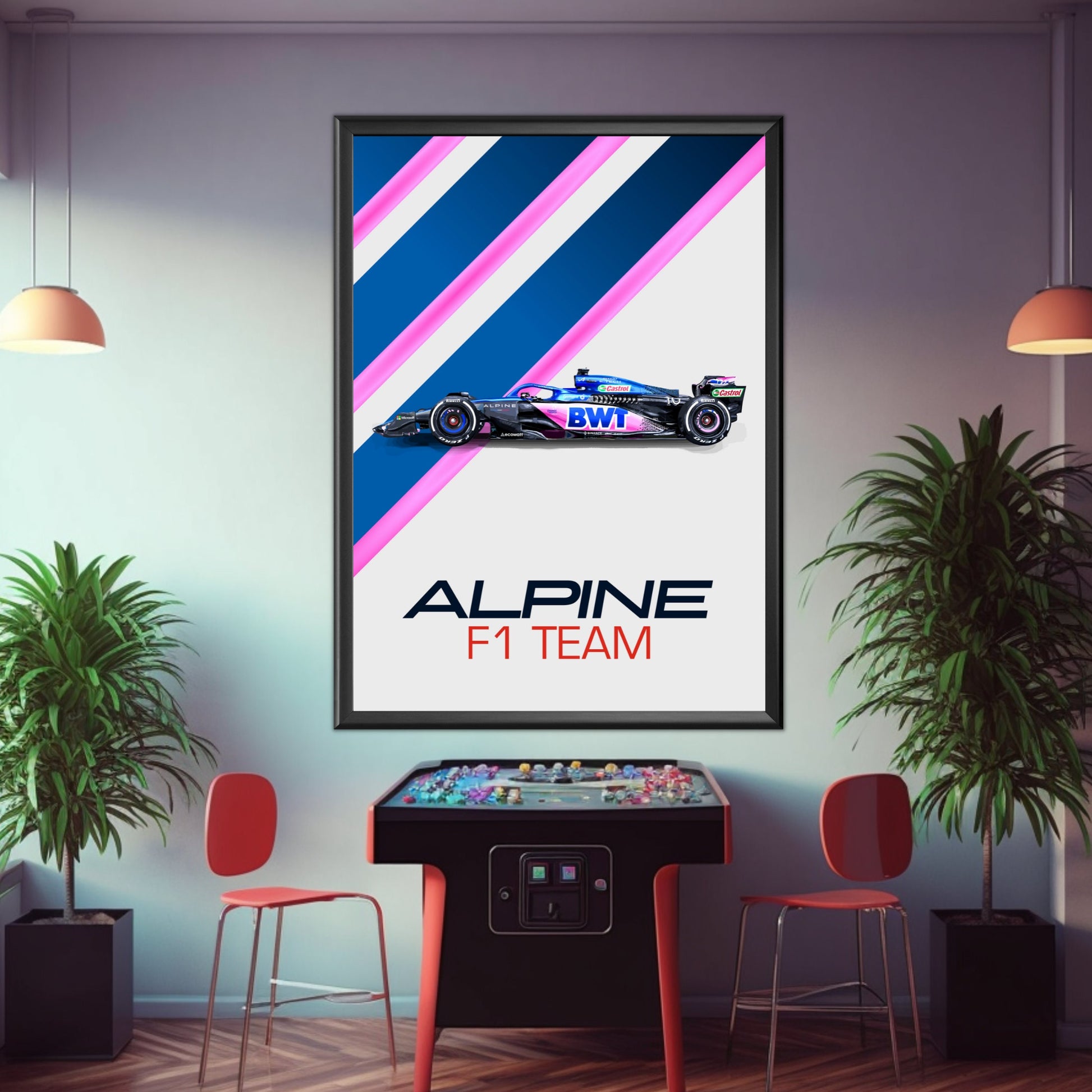 Alpine F1 Team Poster