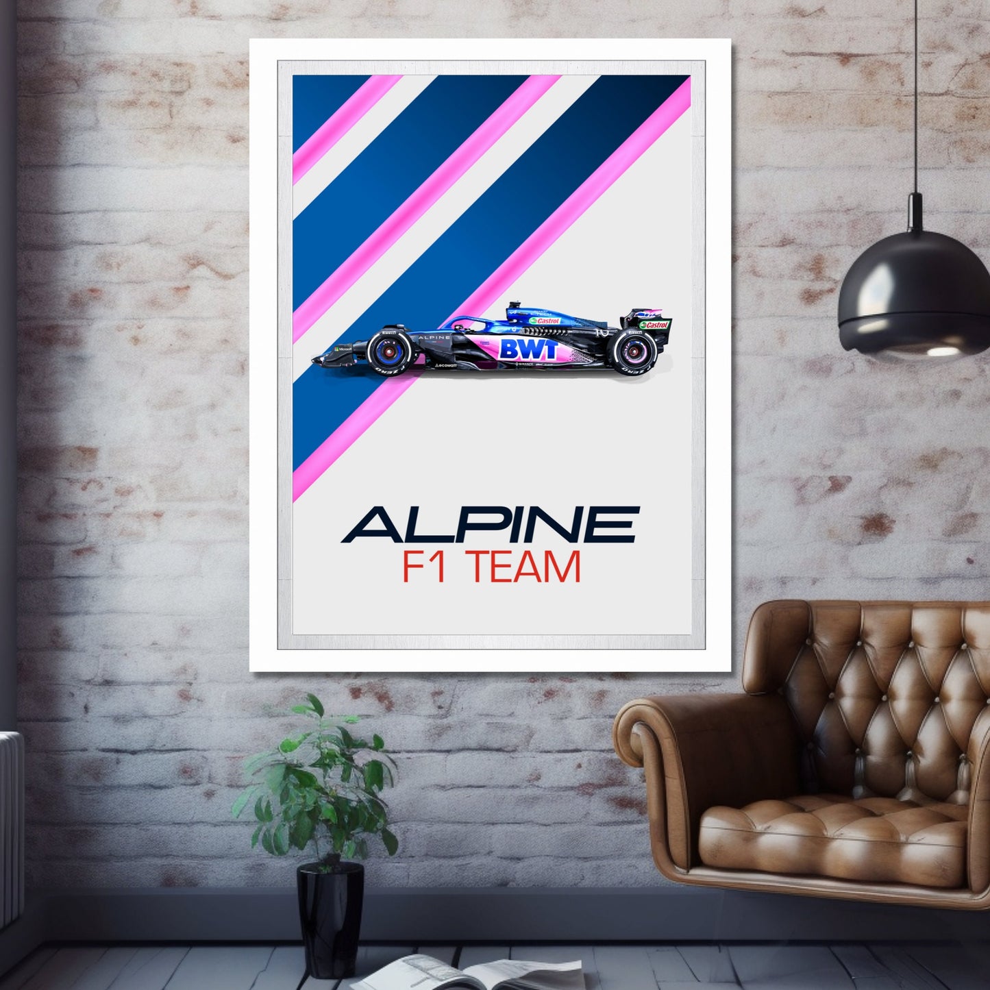 Alpine F1 Team Poster