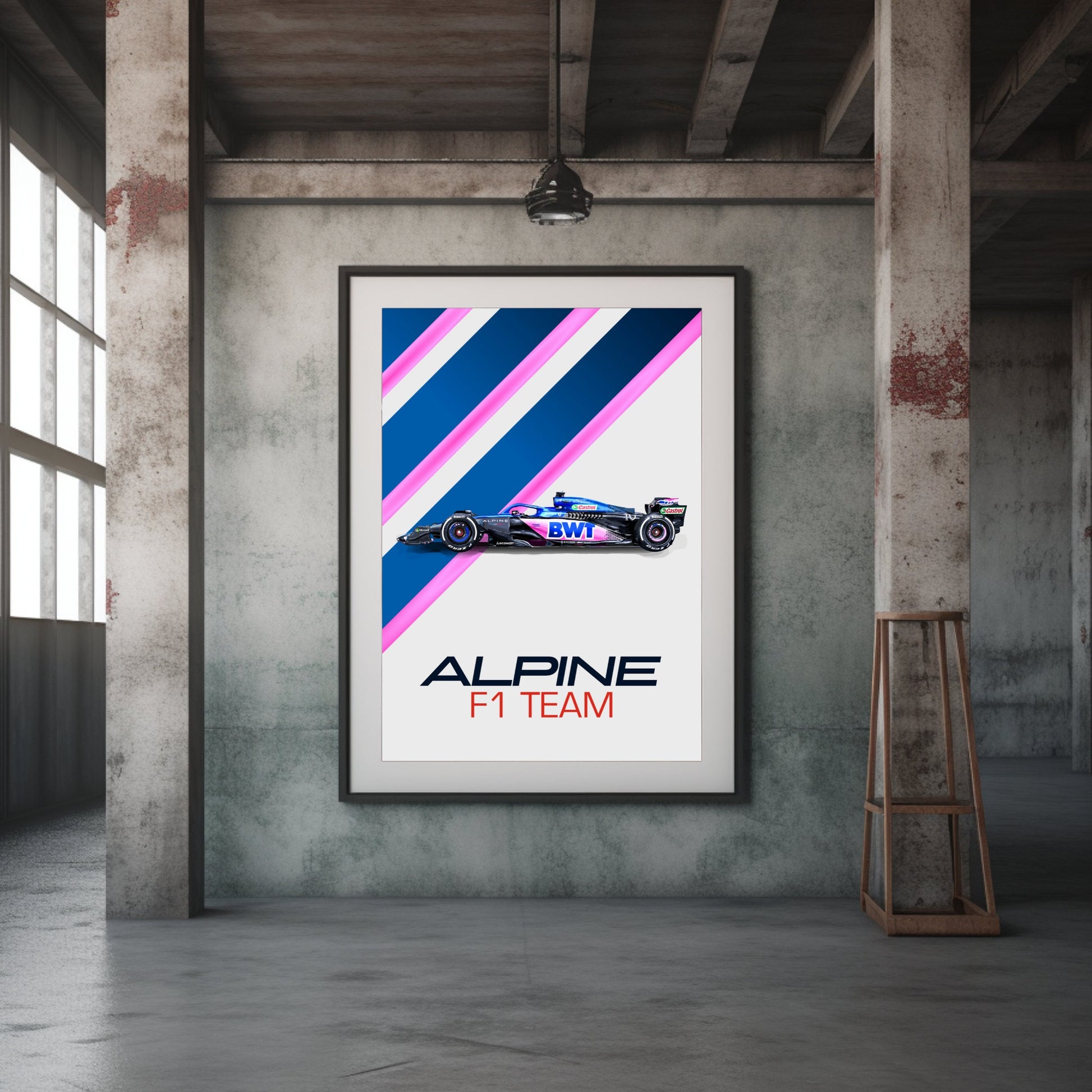 Alpine F1 Team Poster