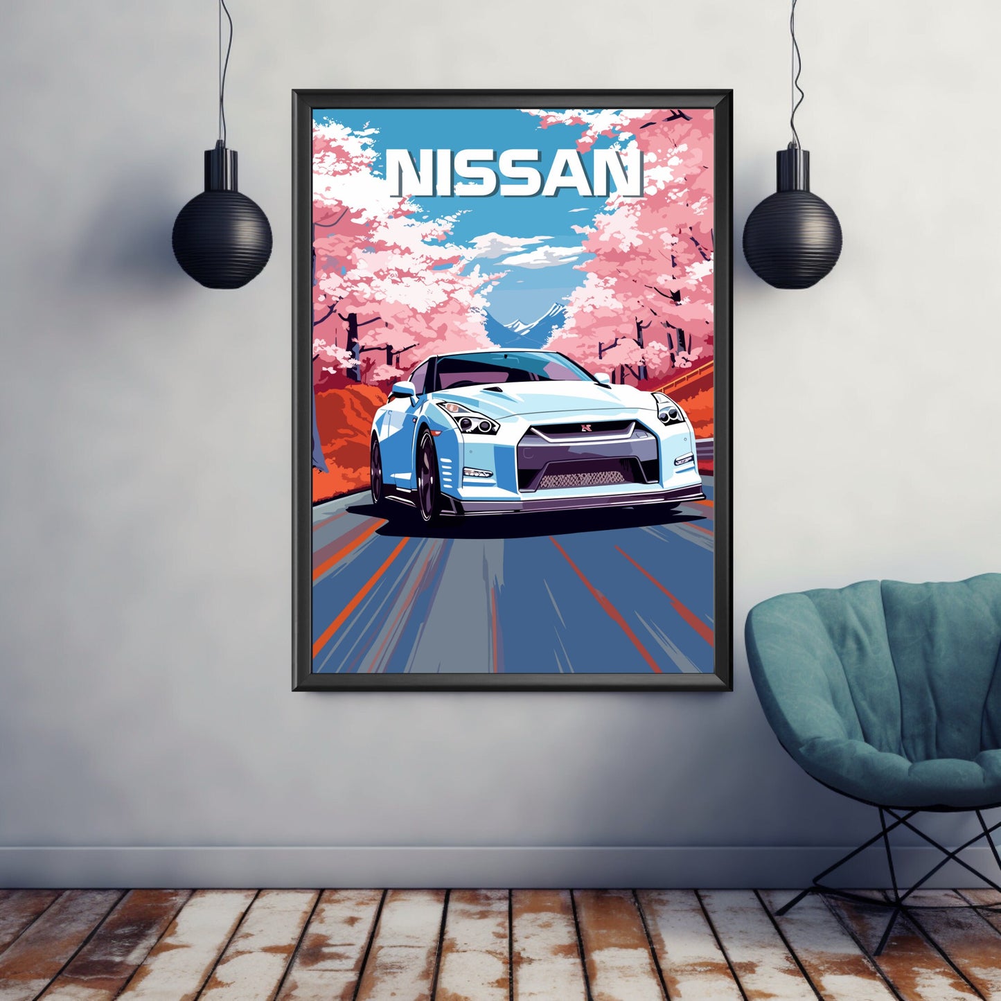 Nissan GT-R Poster