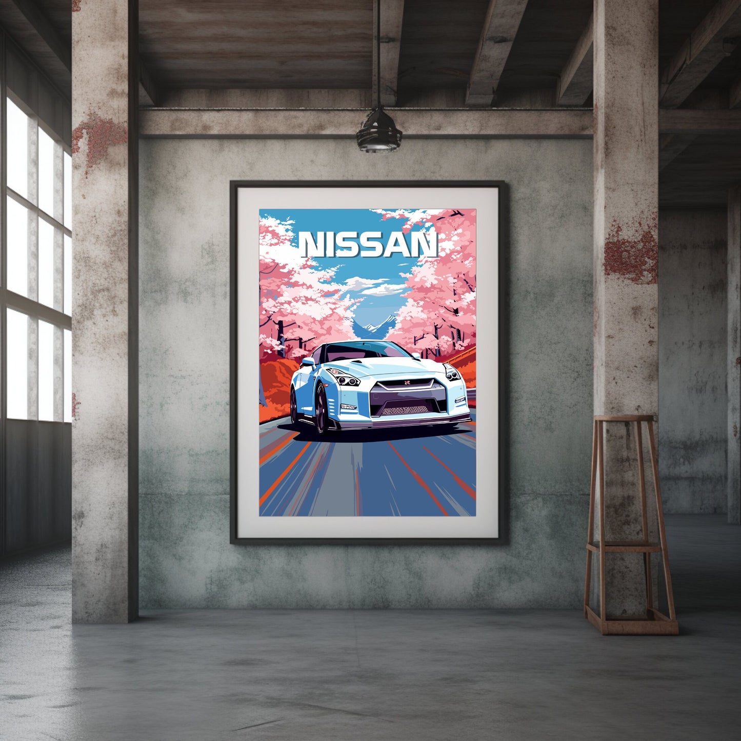 Nissan GT-R Poster