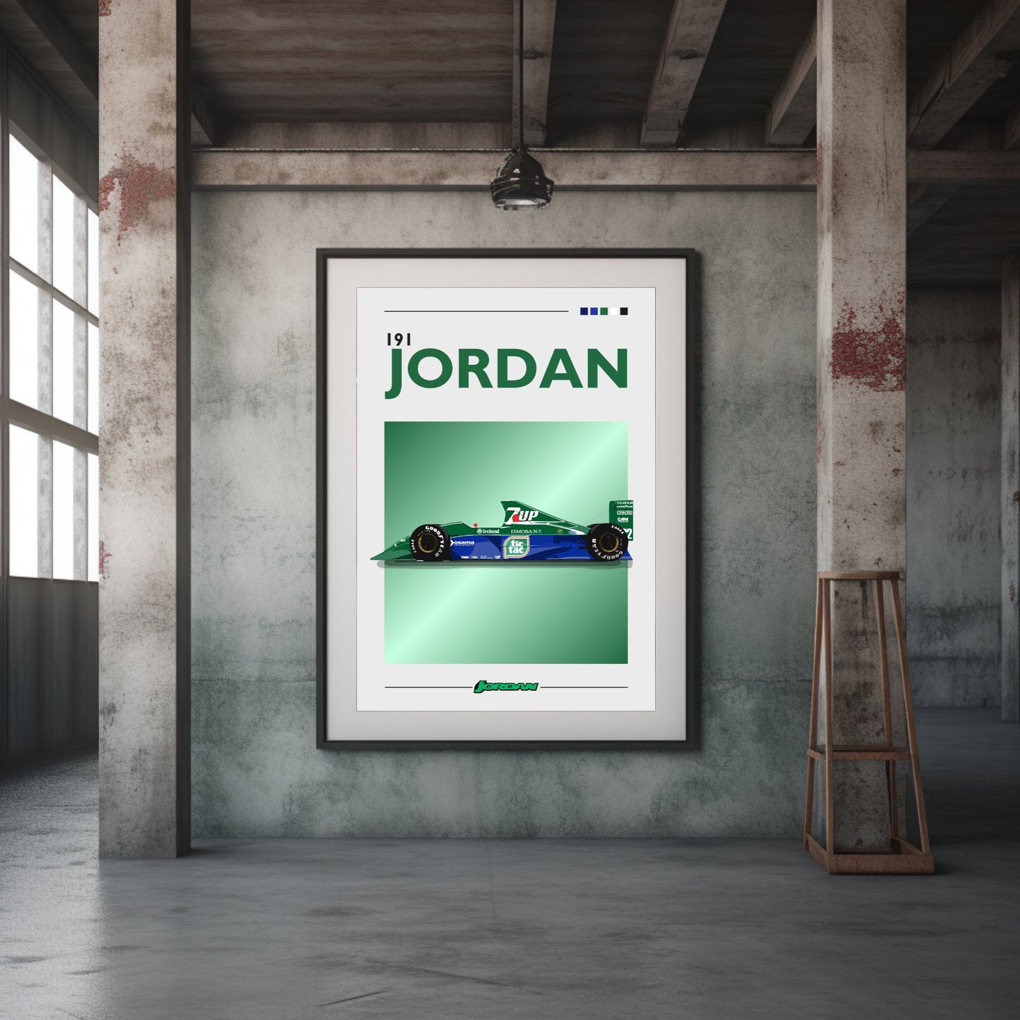 Jordan 191 F1 Print